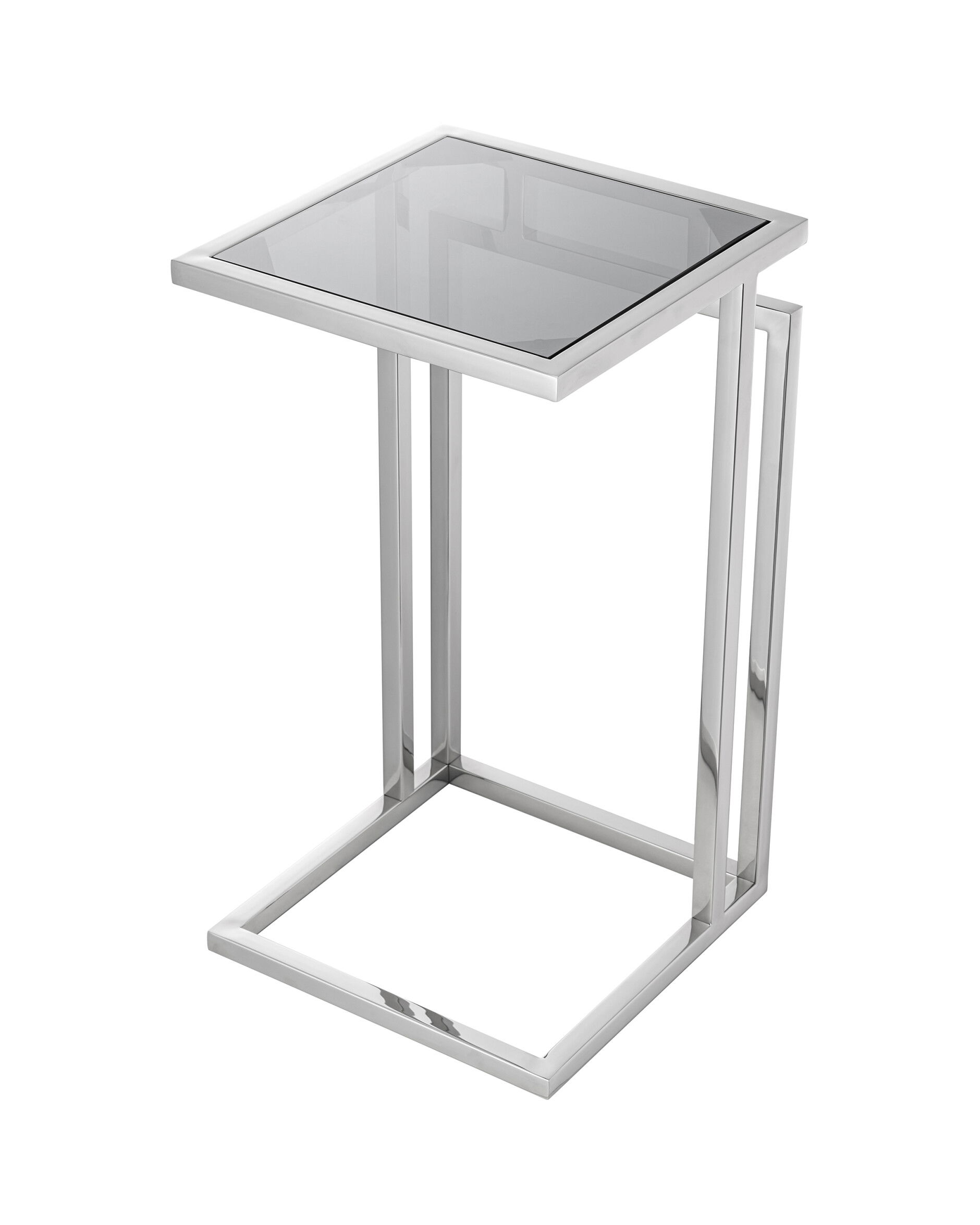 Marcus Side Table Polished Stainless Steel