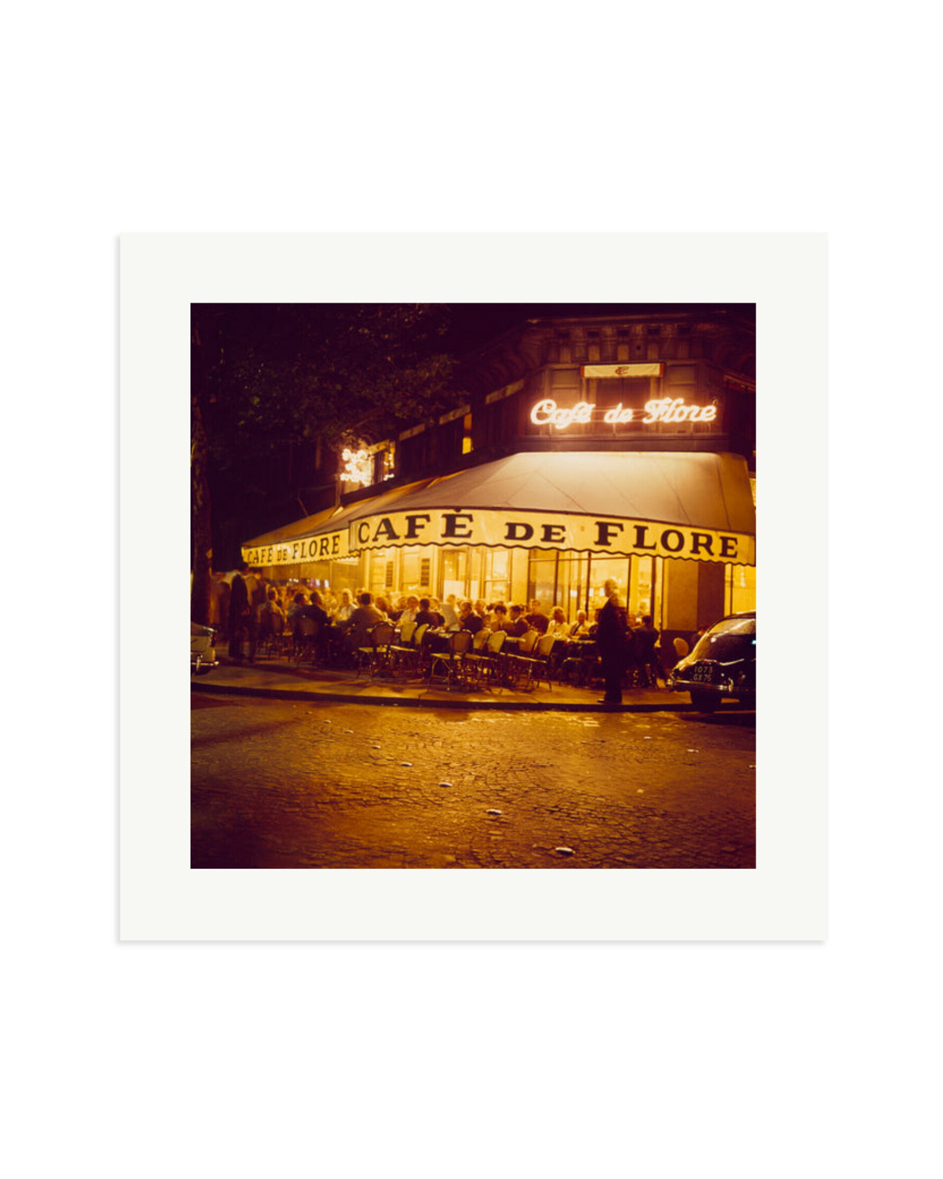 Cafe de Flore Print Only / Large