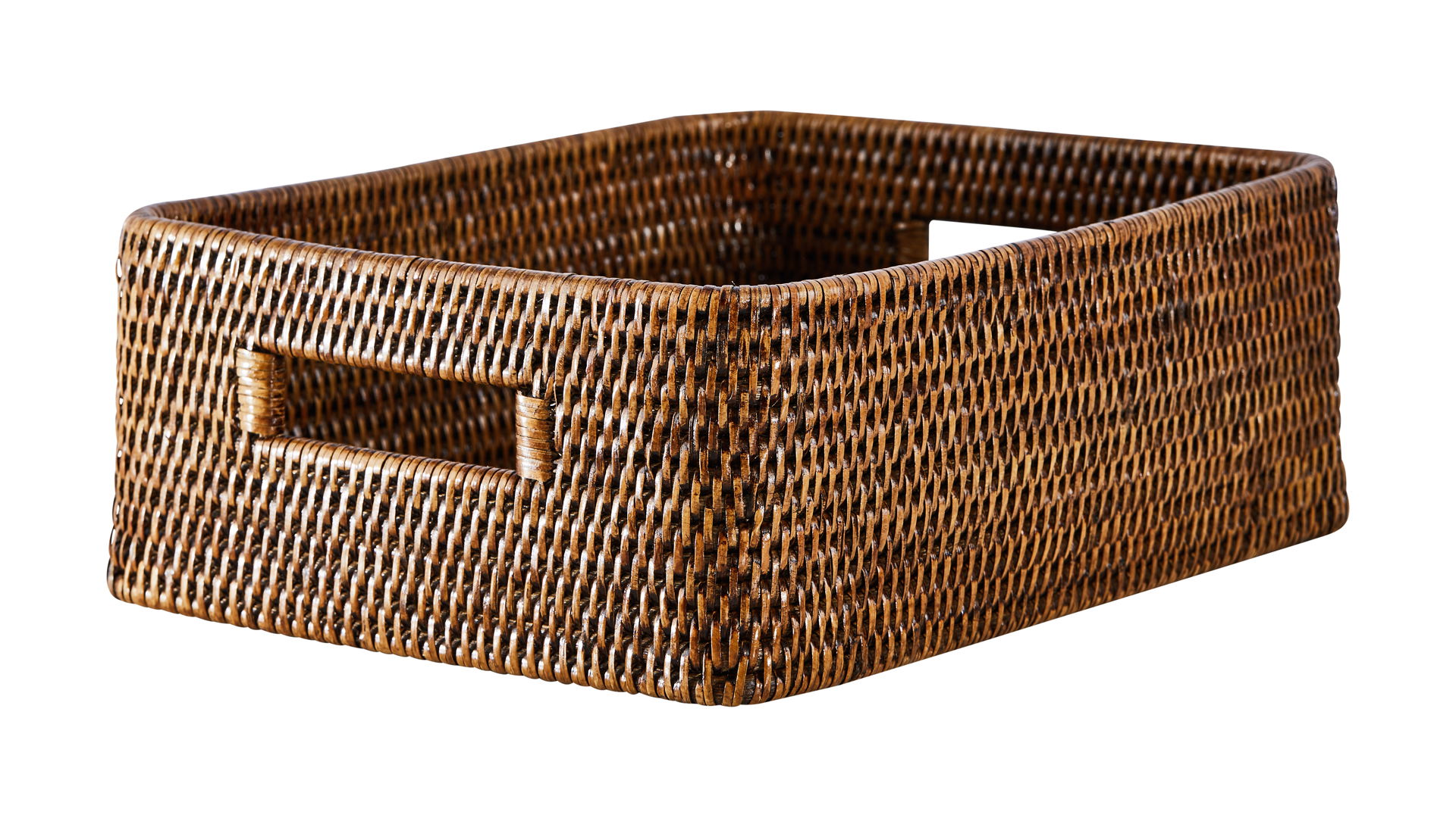 Cognac Förvaringskorg Rotting