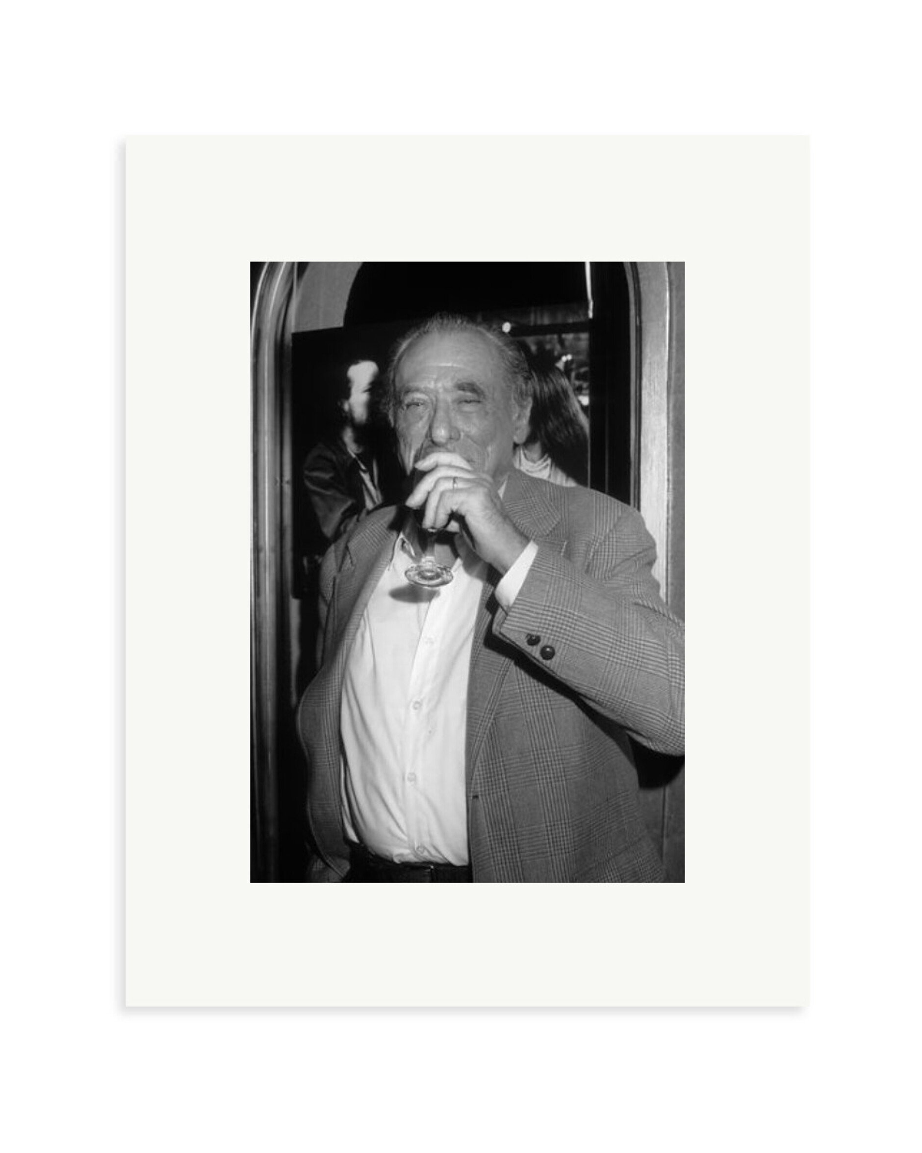 Charles Bukowski Portrait Print Only / Small