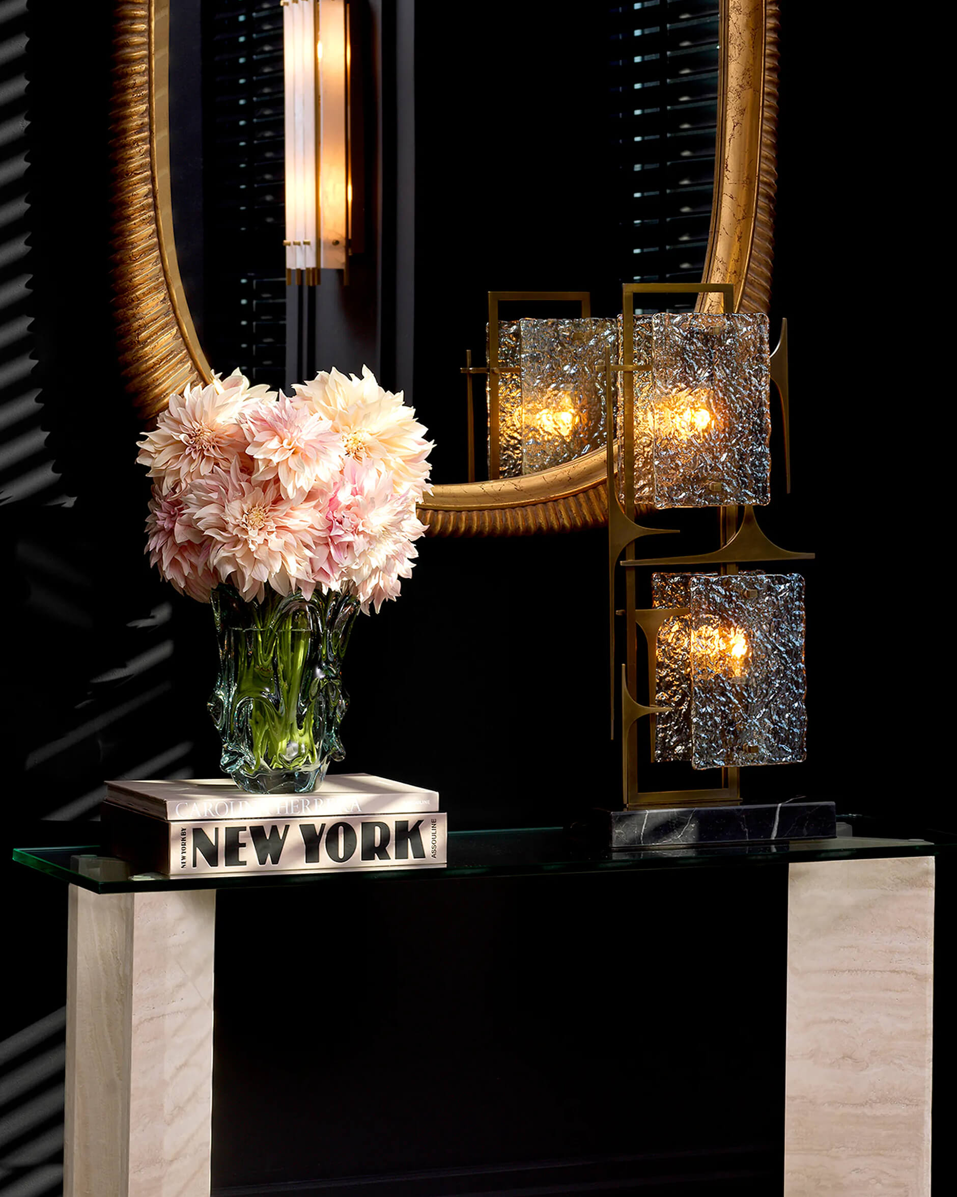 Zeno Table Lamp Antique Brass