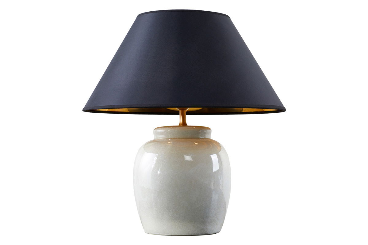 Audrey bordslampa beige