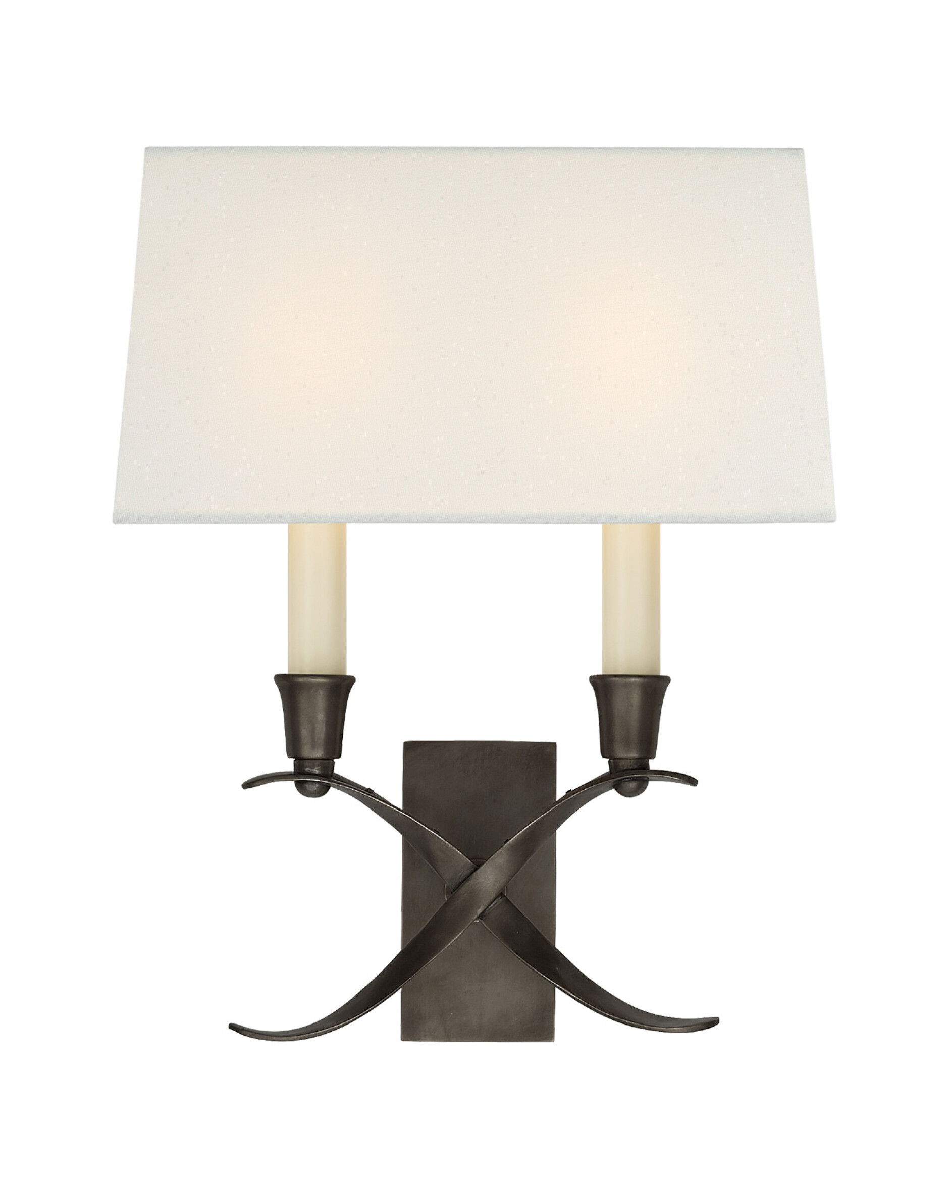 Cross Bouillotte vägglampa brons S