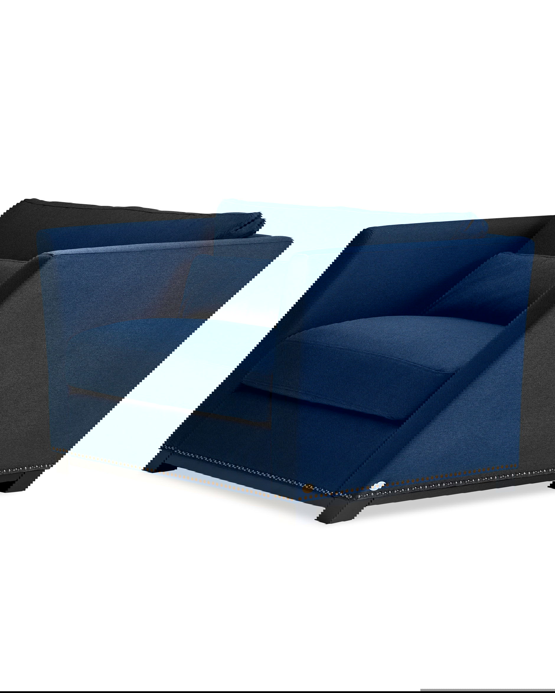 Madison loveseat indigo