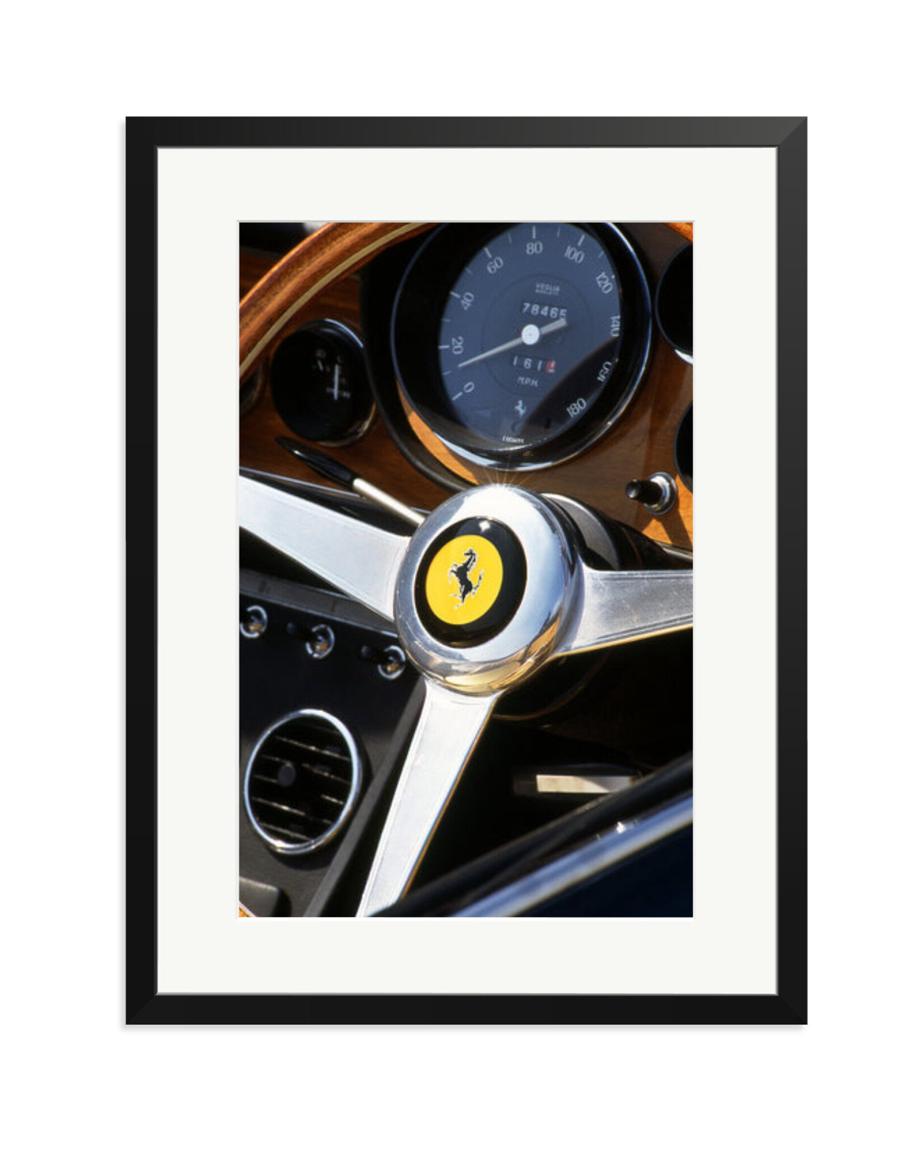 Ferrari Dashboard Black / XL