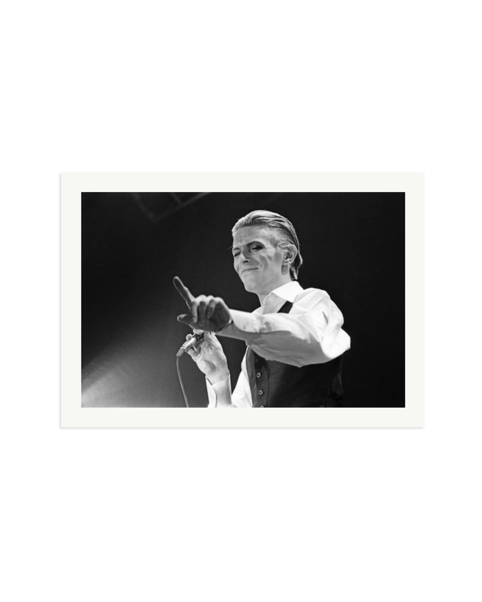 David Bowie Isolar Tour Print Only / XXL
