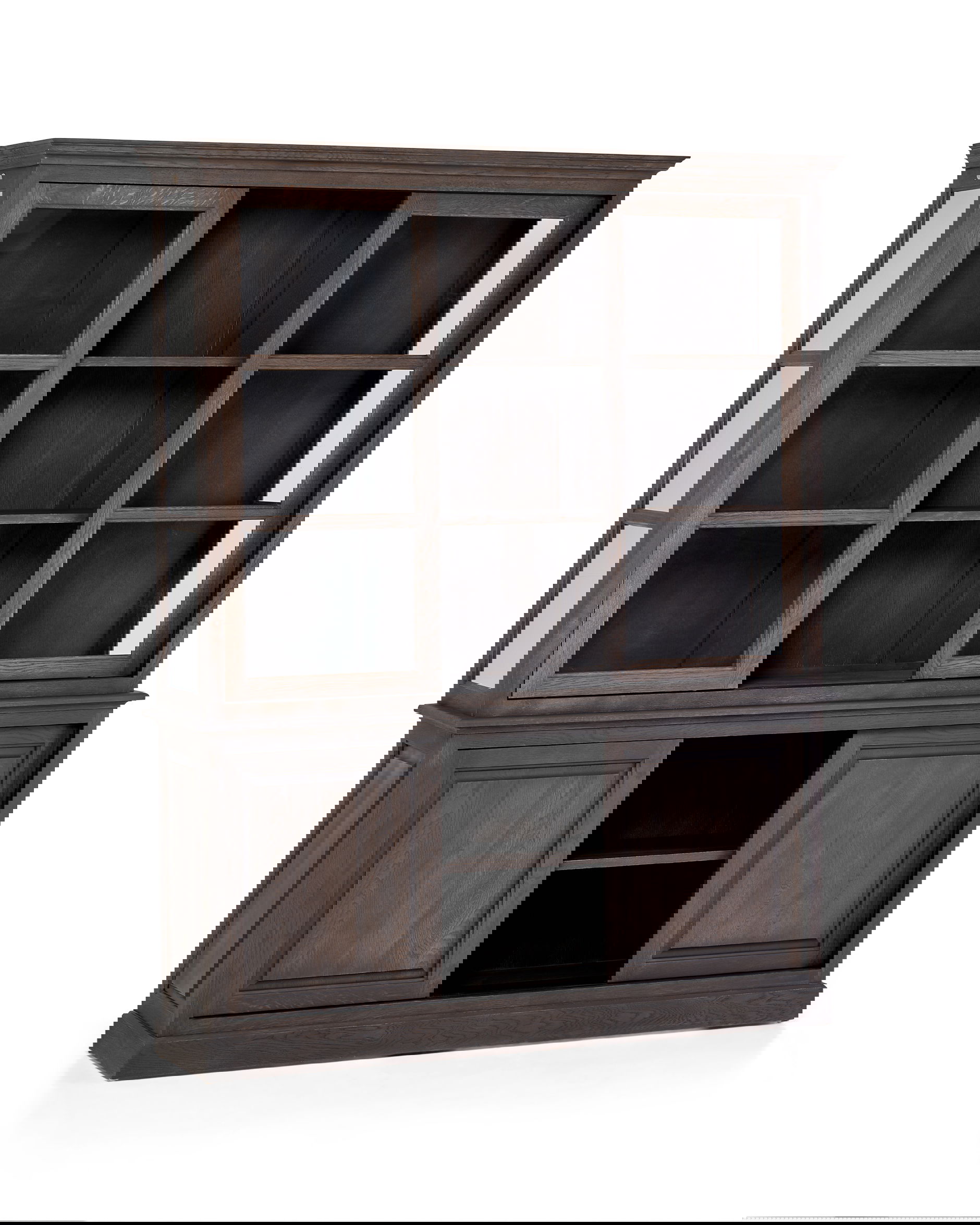 Assonet vitrinskåp mountain wenge