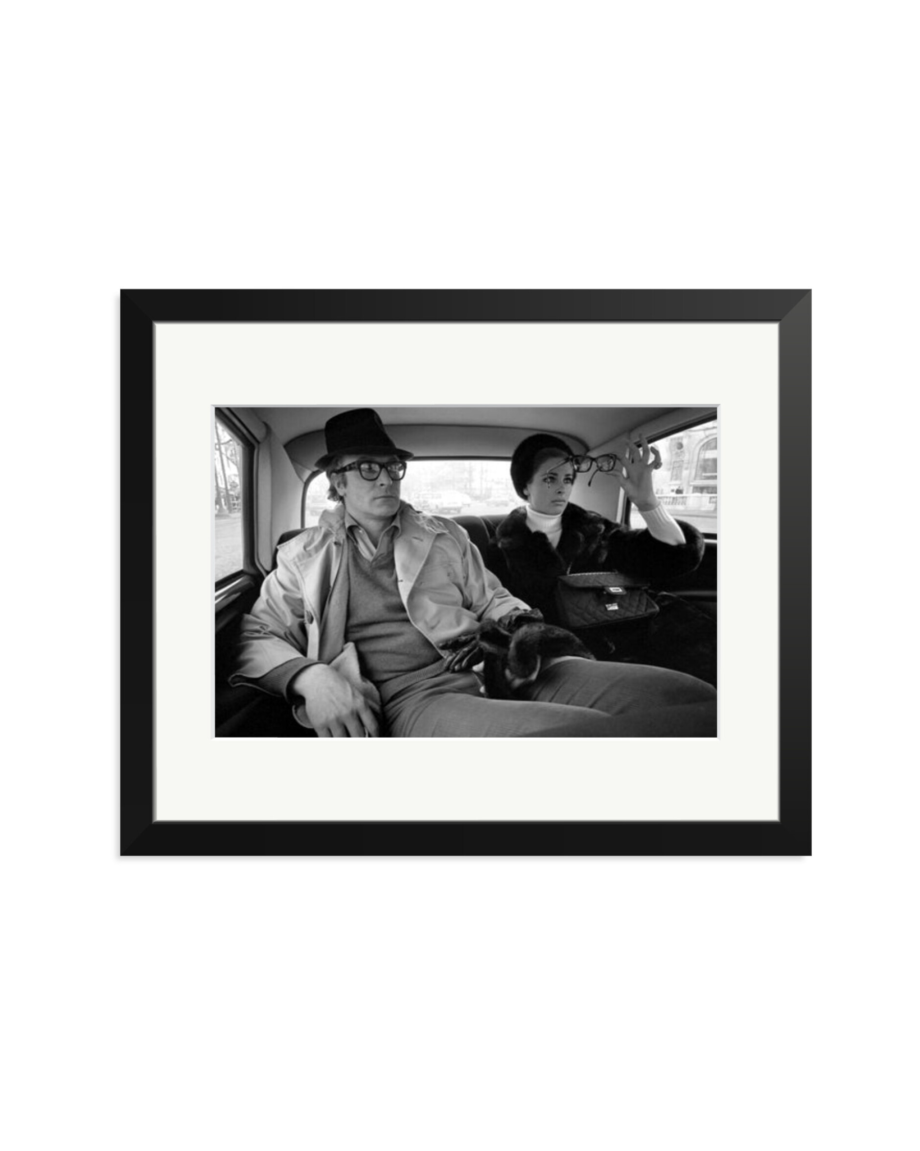 Camilla Sparv with Michael Caine Black / Medium