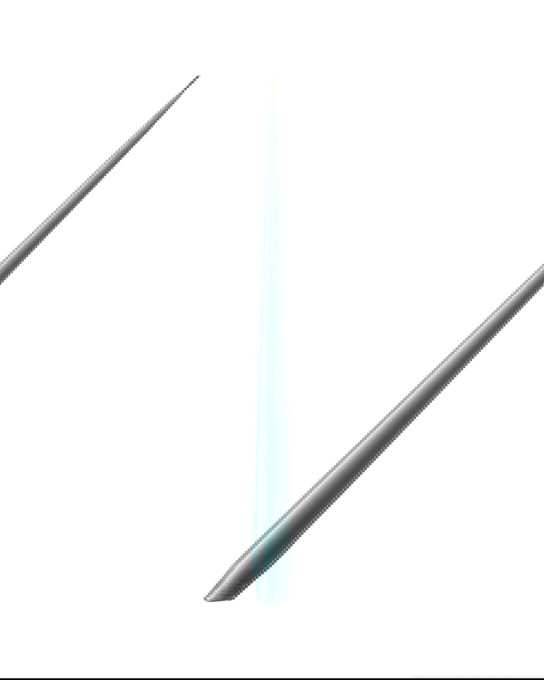 Taper candles steel blue 12-pack