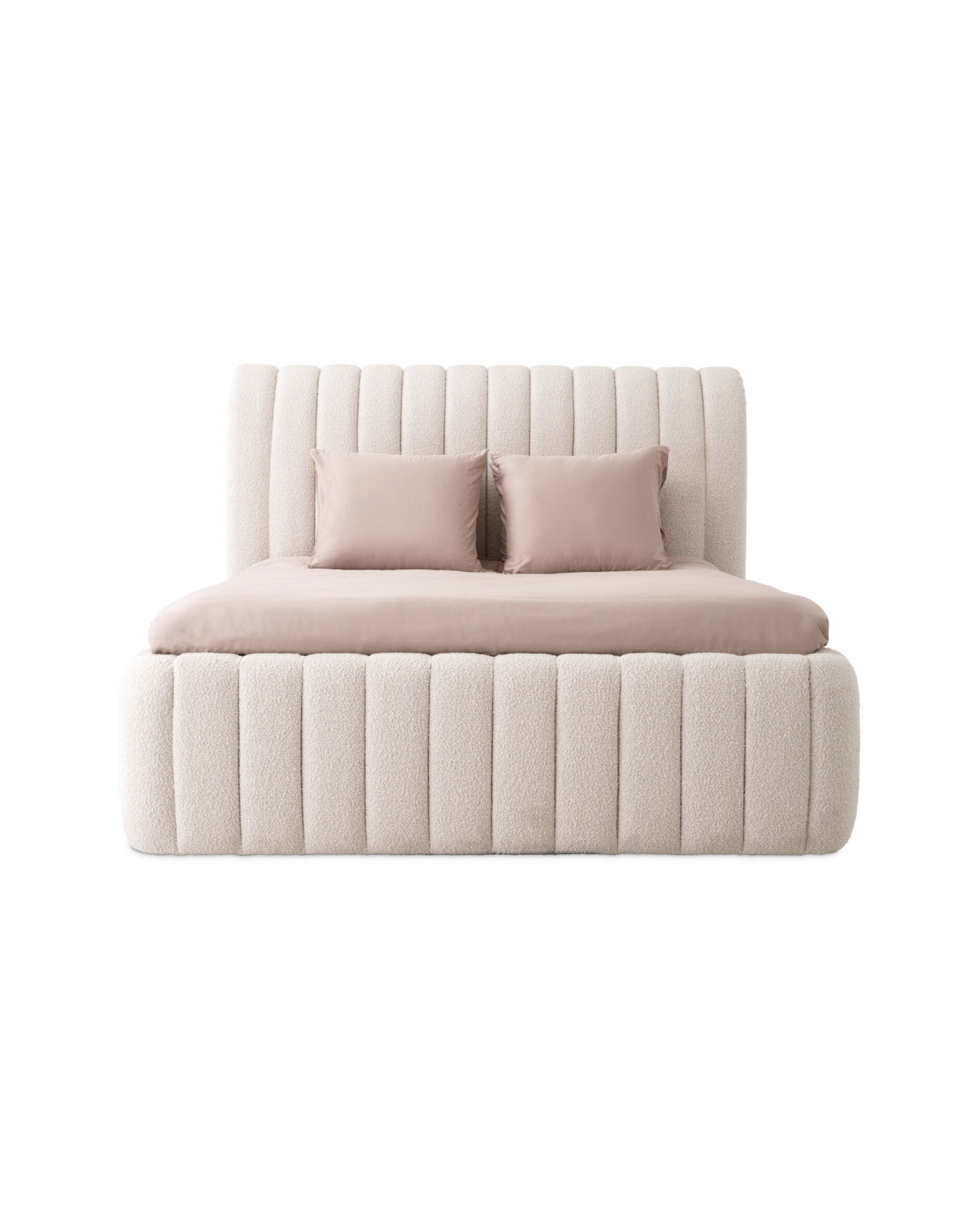 Sycamore sängram bouclé cream