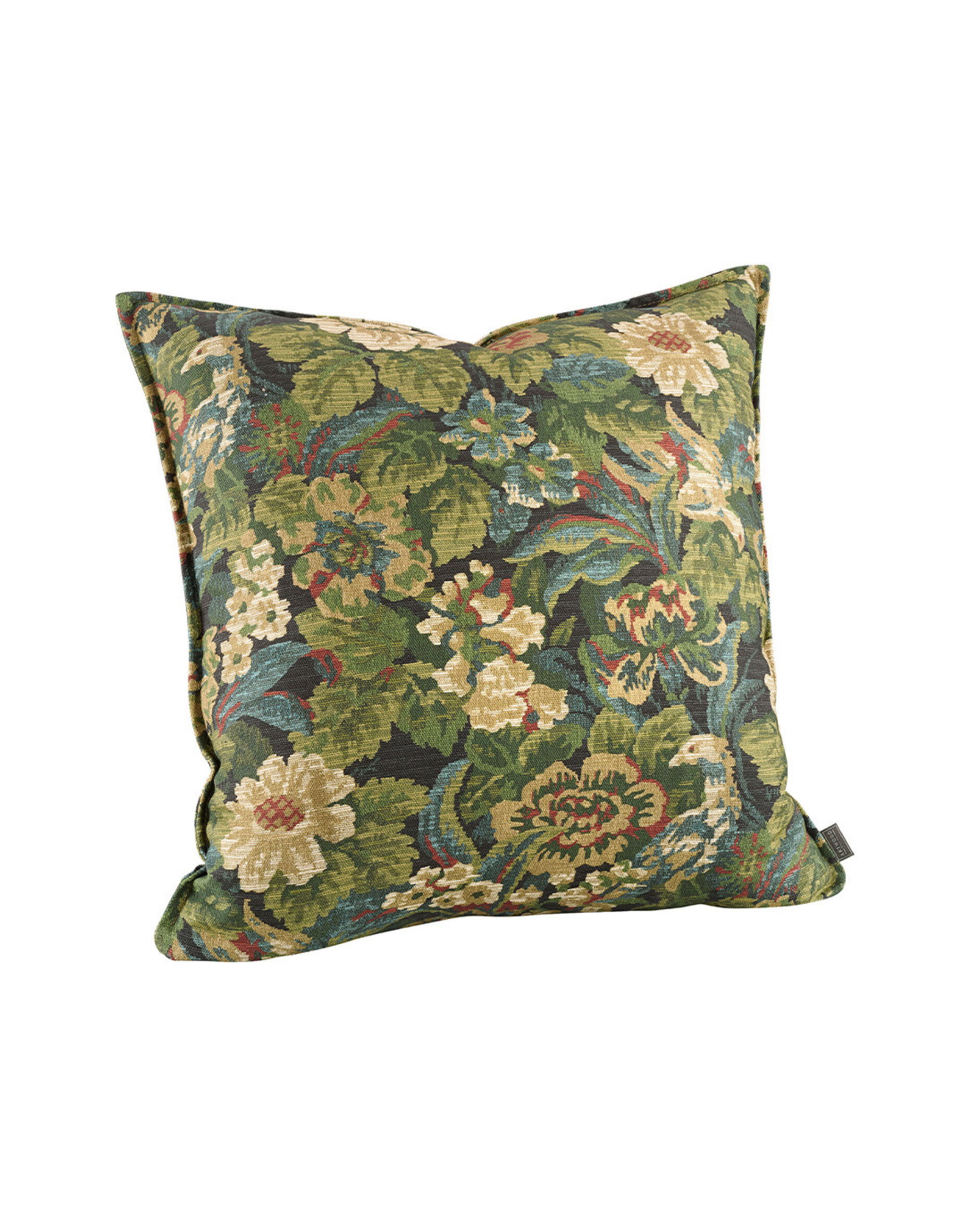 Ebonleaf Flower Cushion Cover Green