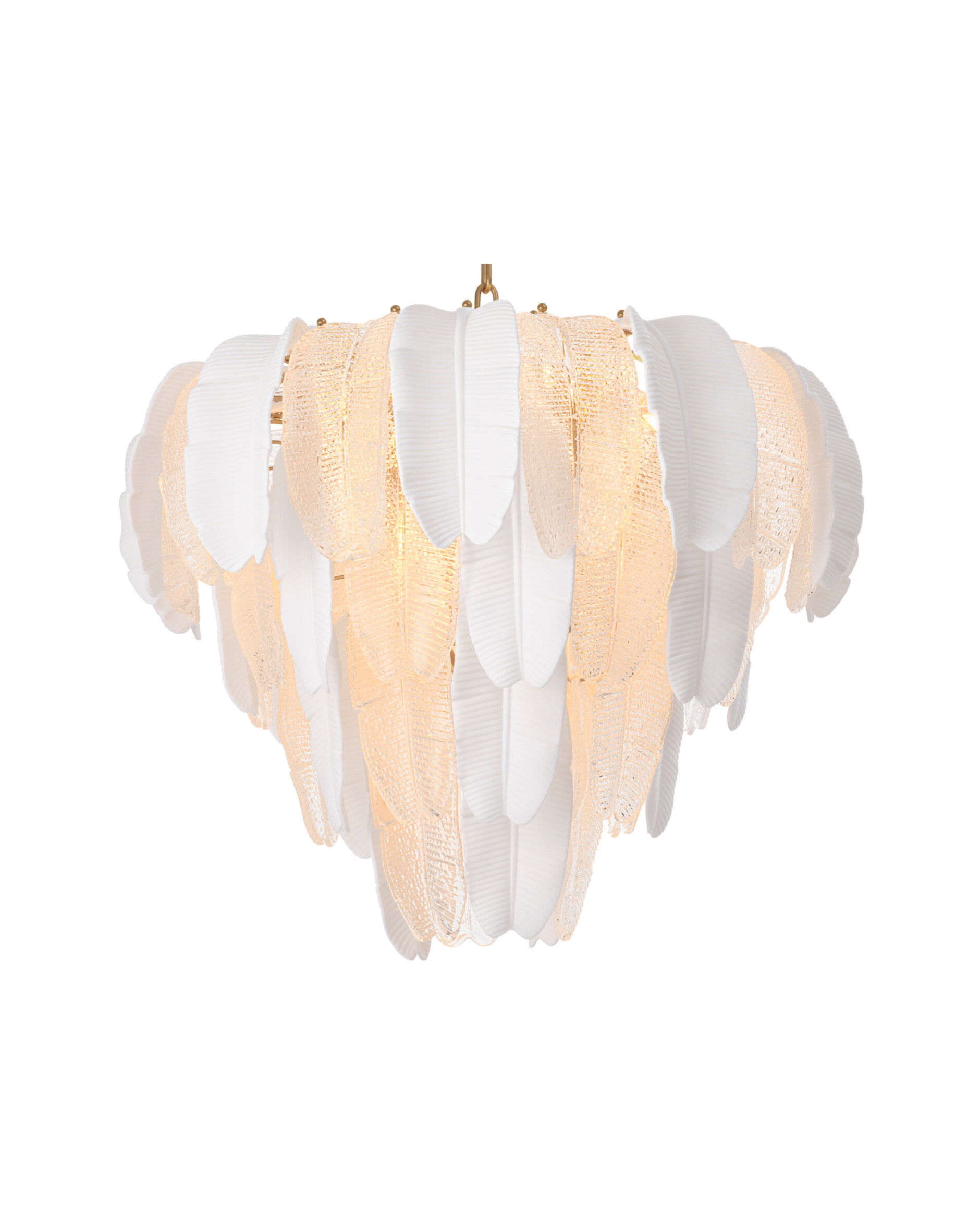 Saint Lucia Chandelier Antique Brass S