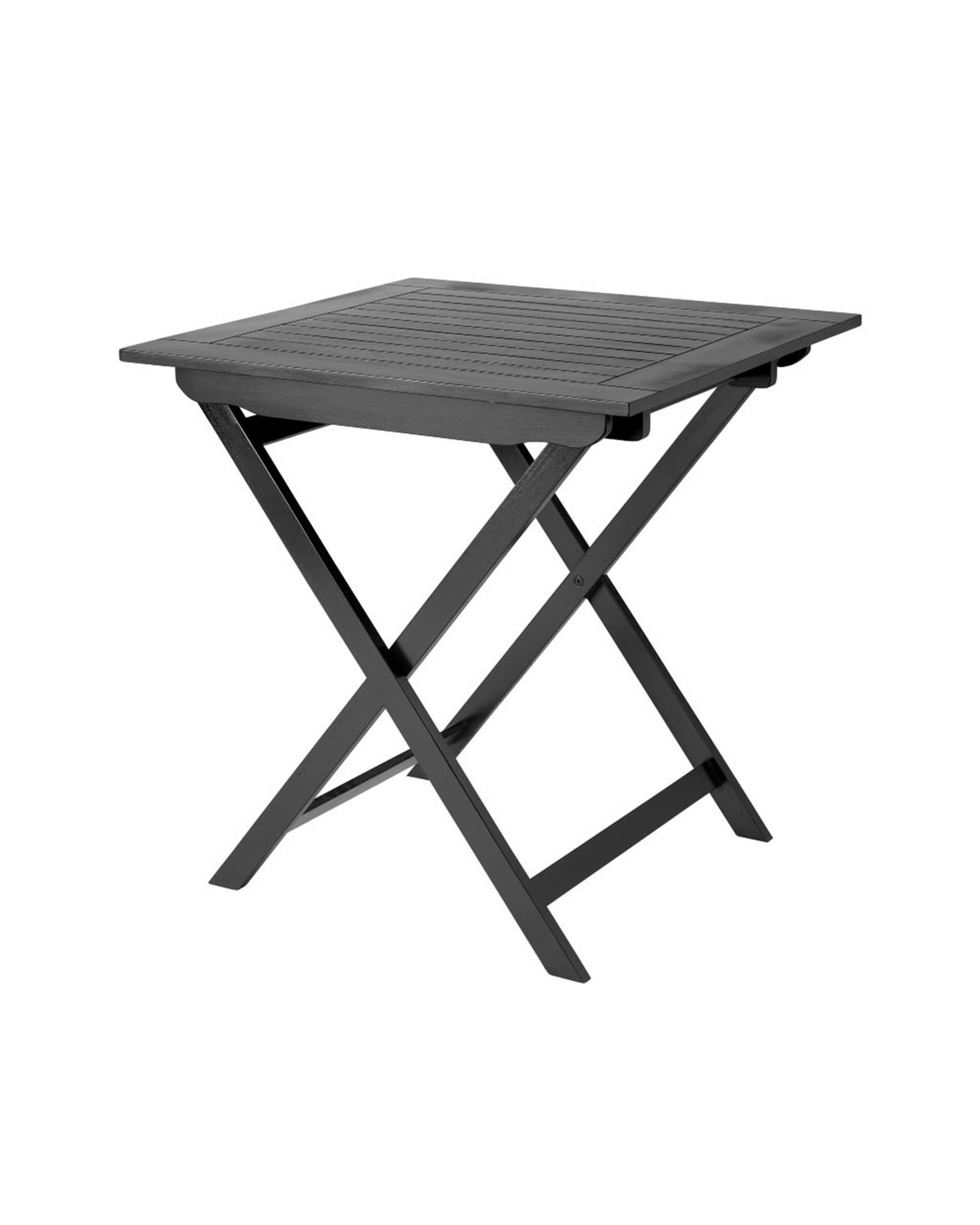 York Folding Table Black
