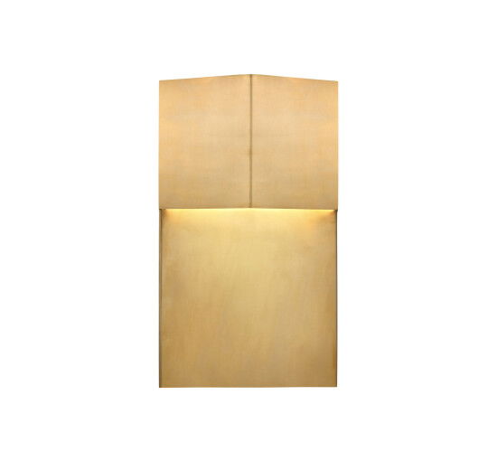 Antique-Burnished Brass - Rega 12" Wide Sconce Antique Brass