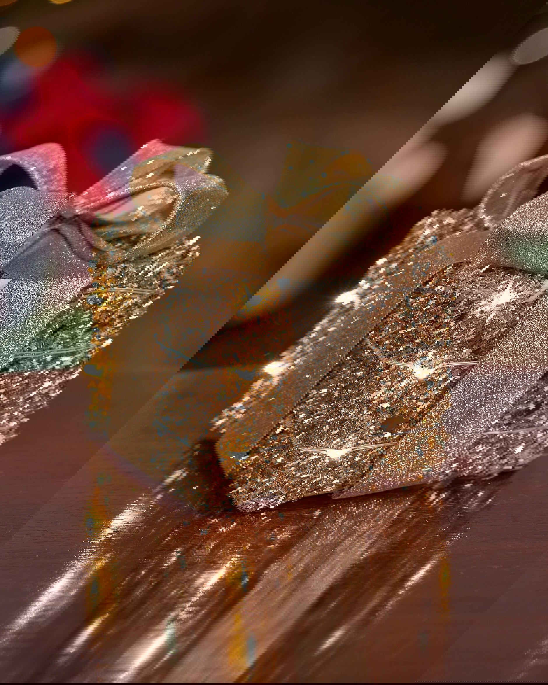 Ophelia paket LED juldekoration champagne