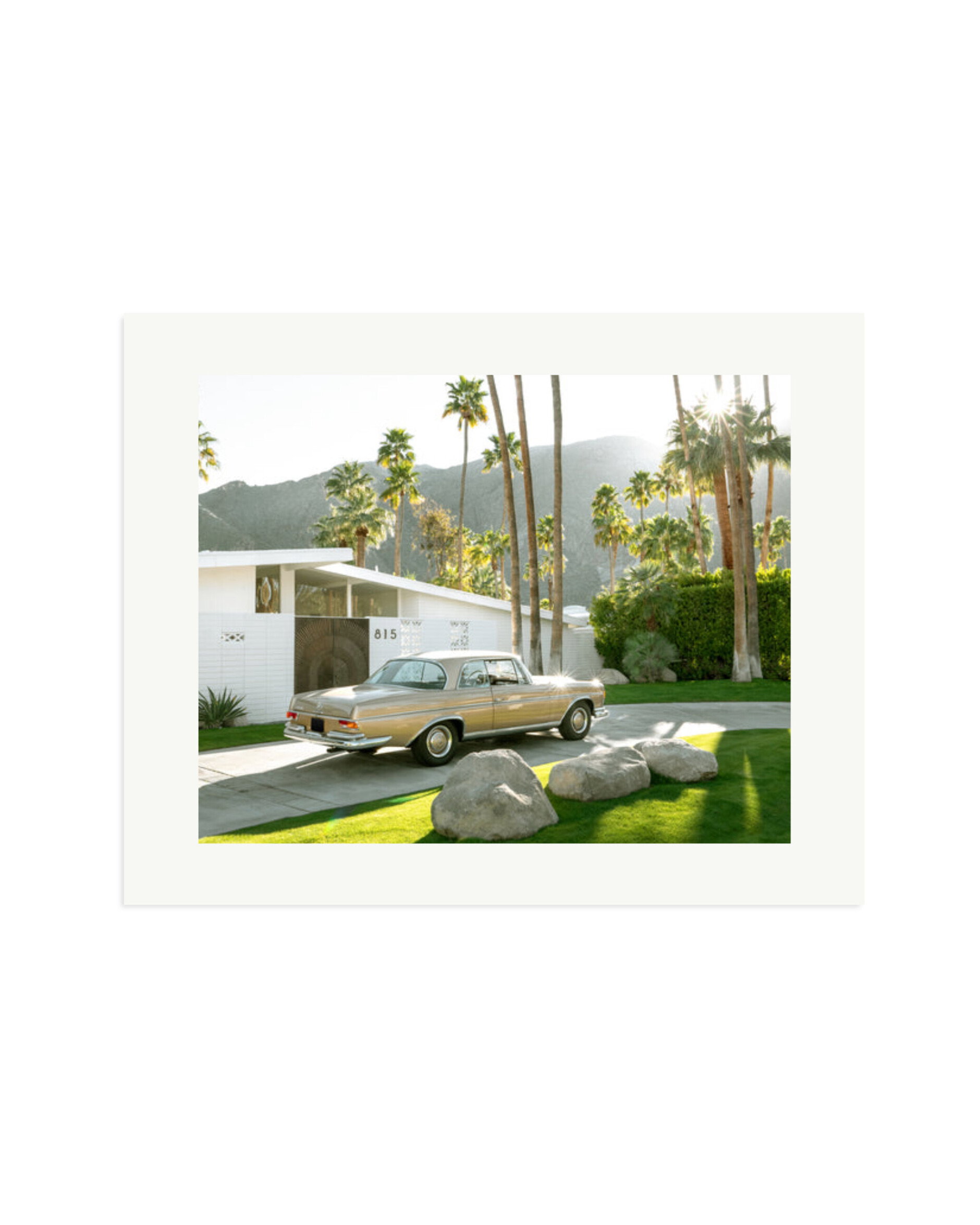 Mercedes-Benz in Palm Springs Print Only / XL
