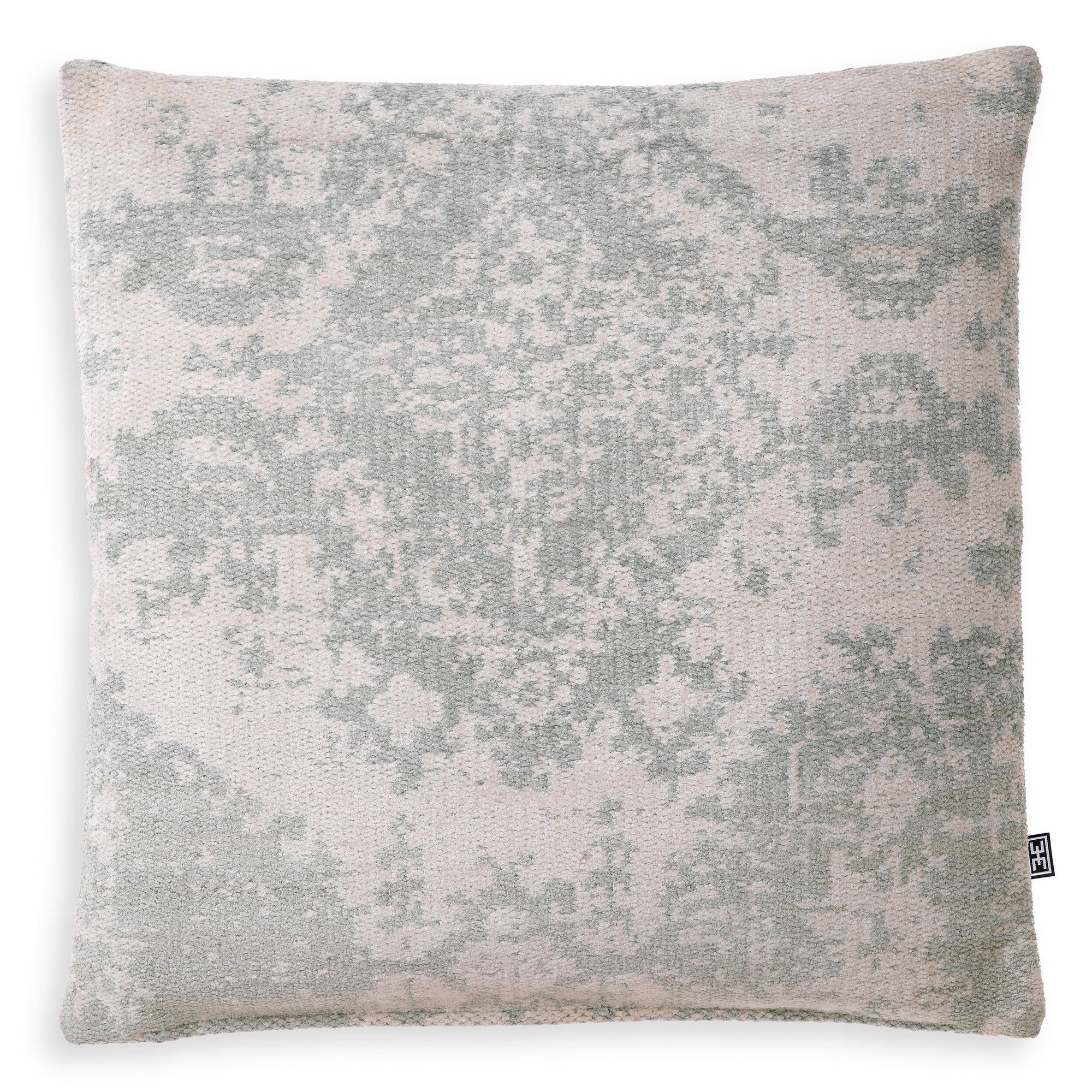 Serene Cushion Ivory/Light Green