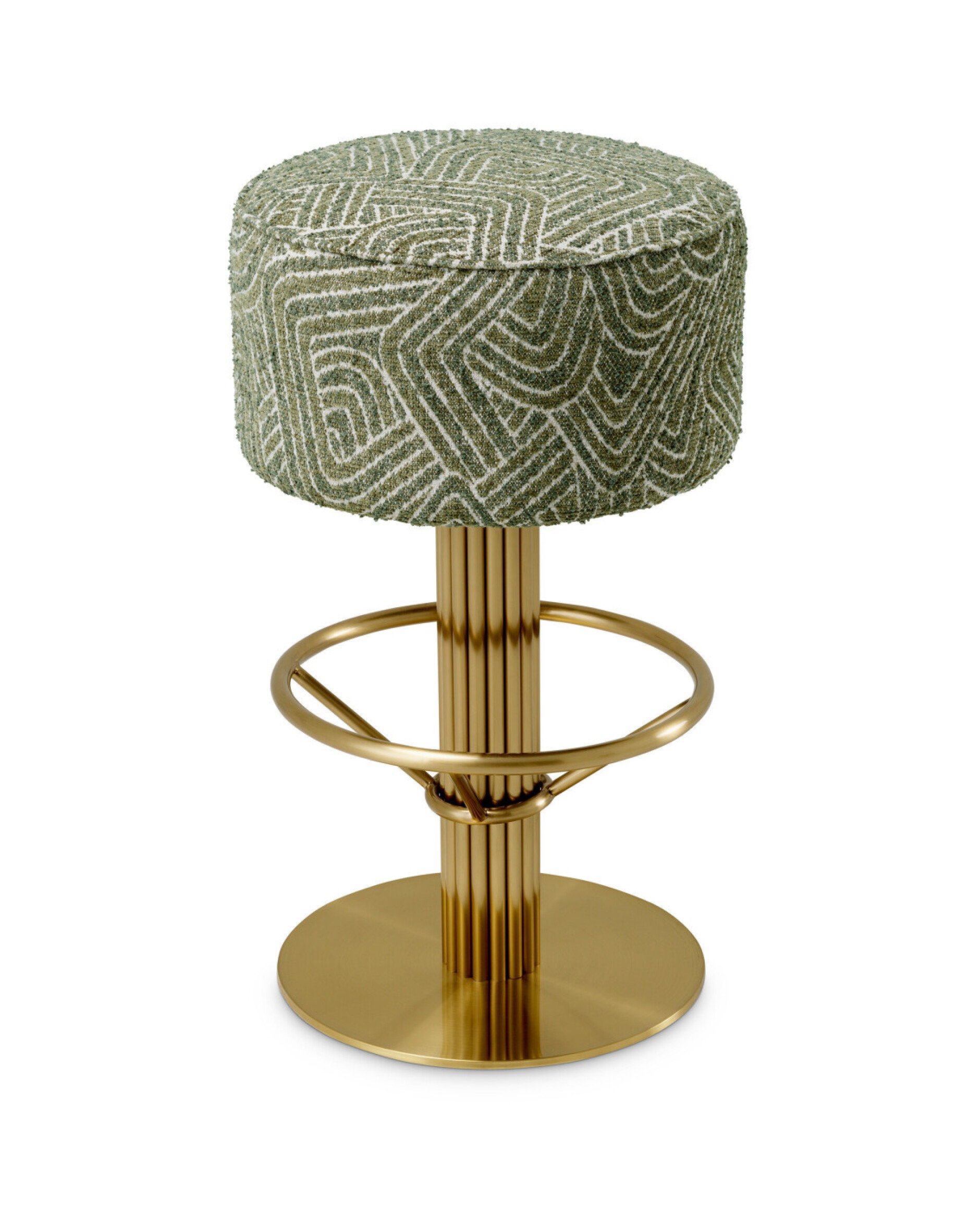 Carleton bar stool Camari Green
