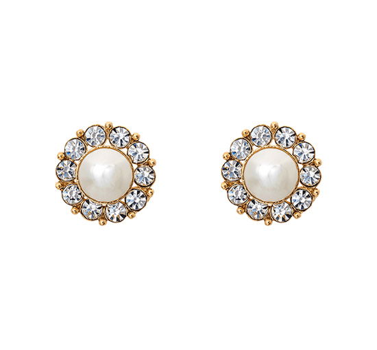 Ivory - Miss Sofia Pearl Earrings Cream