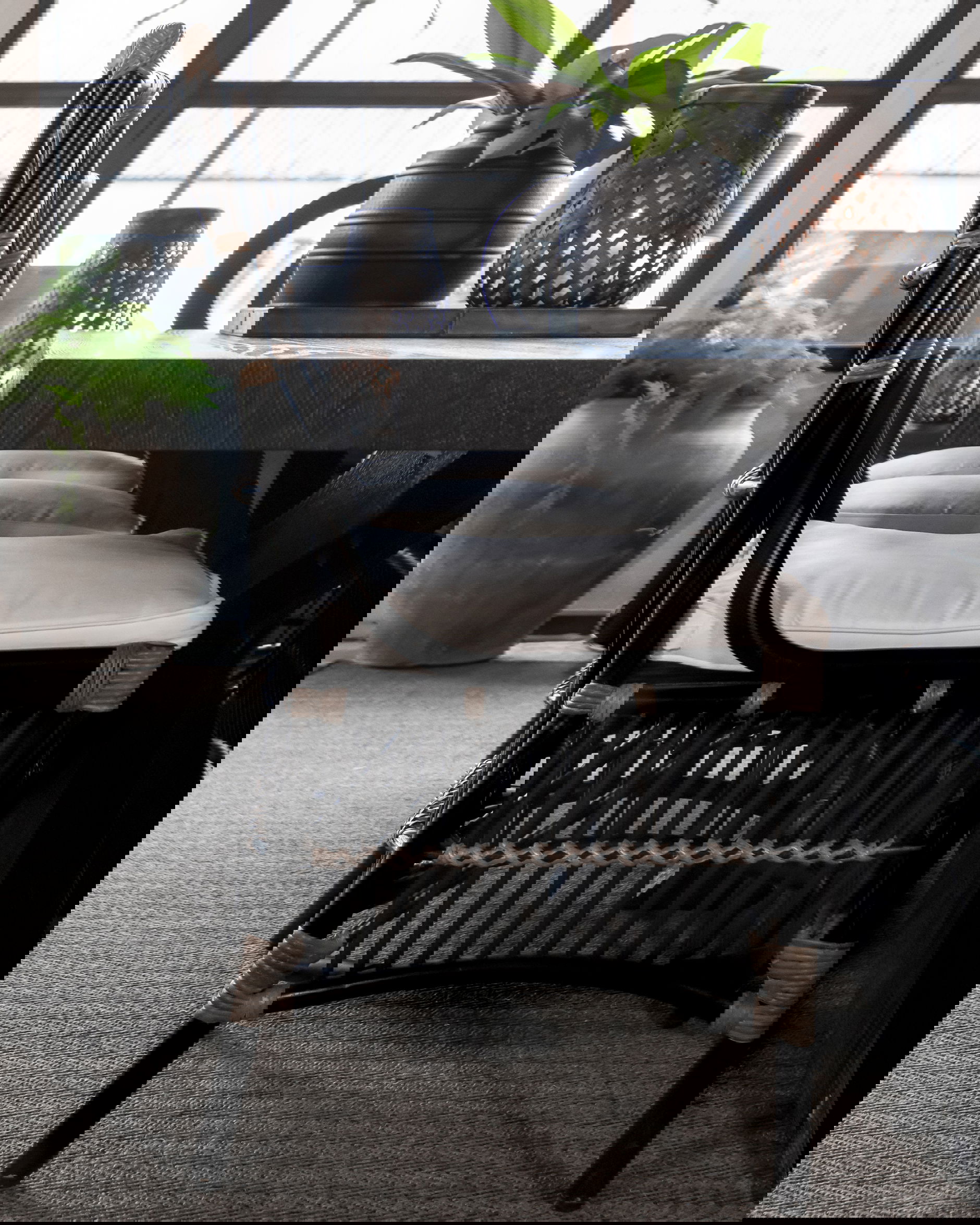 Columbus matstol svart