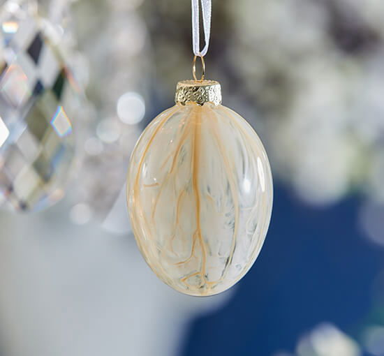 Geel - Penny Glass Egg Light Yellow