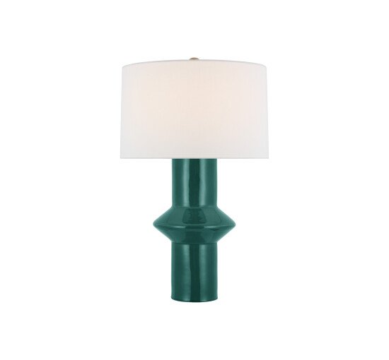 null - Maxime Table Lamp Emerald Crackle Medium