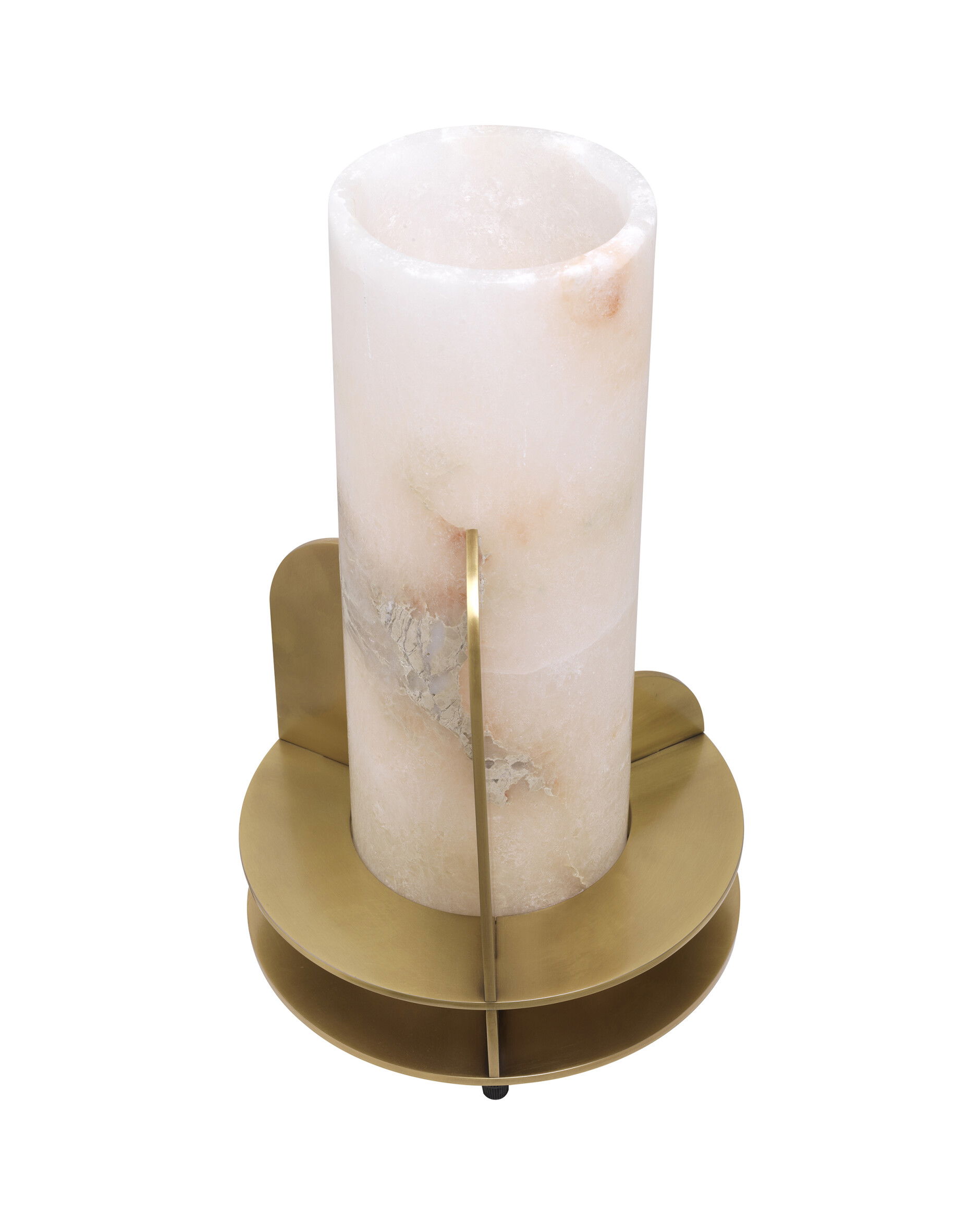 Claudel Table Lamp Alabaster/Brass