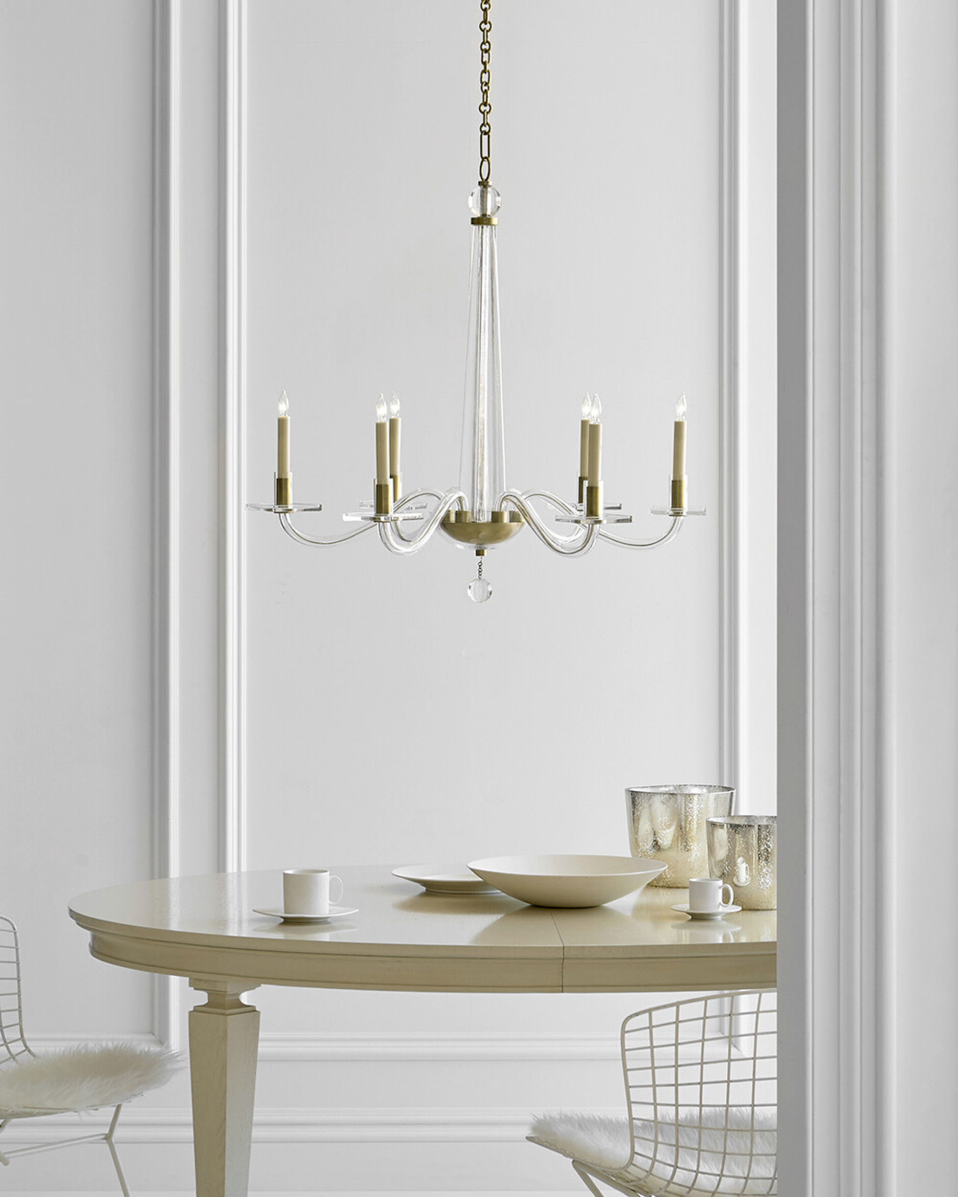 Robinson Chandelier Antique-Burnished Brass