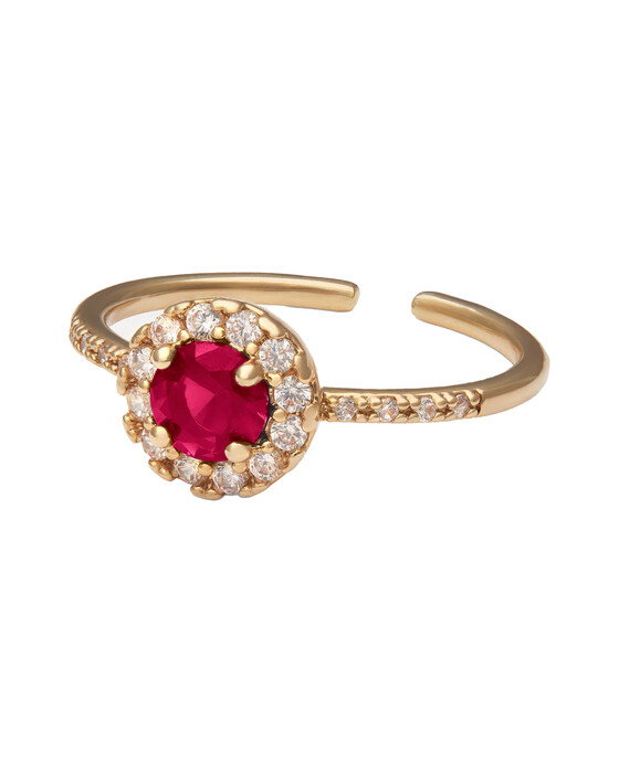 Lily And Rose Laurie ring pink ruby