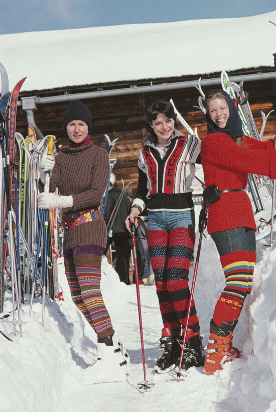Skiing in Gstaad