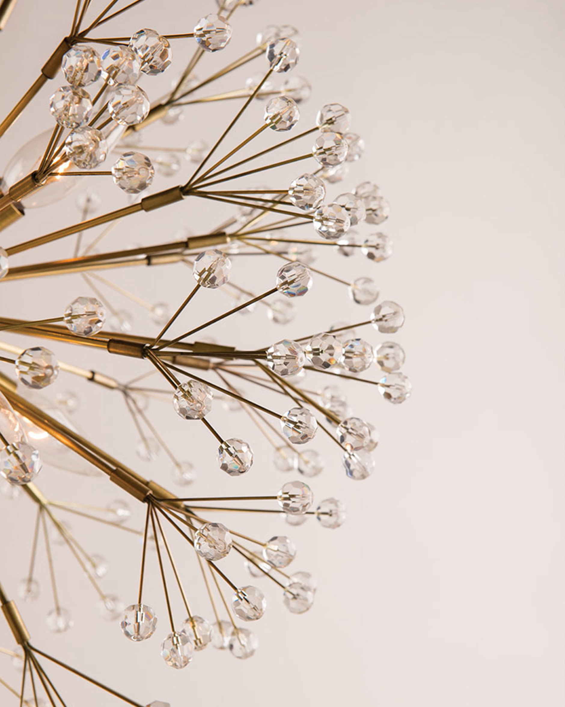 Dunkirk Chandelier Aged Brass