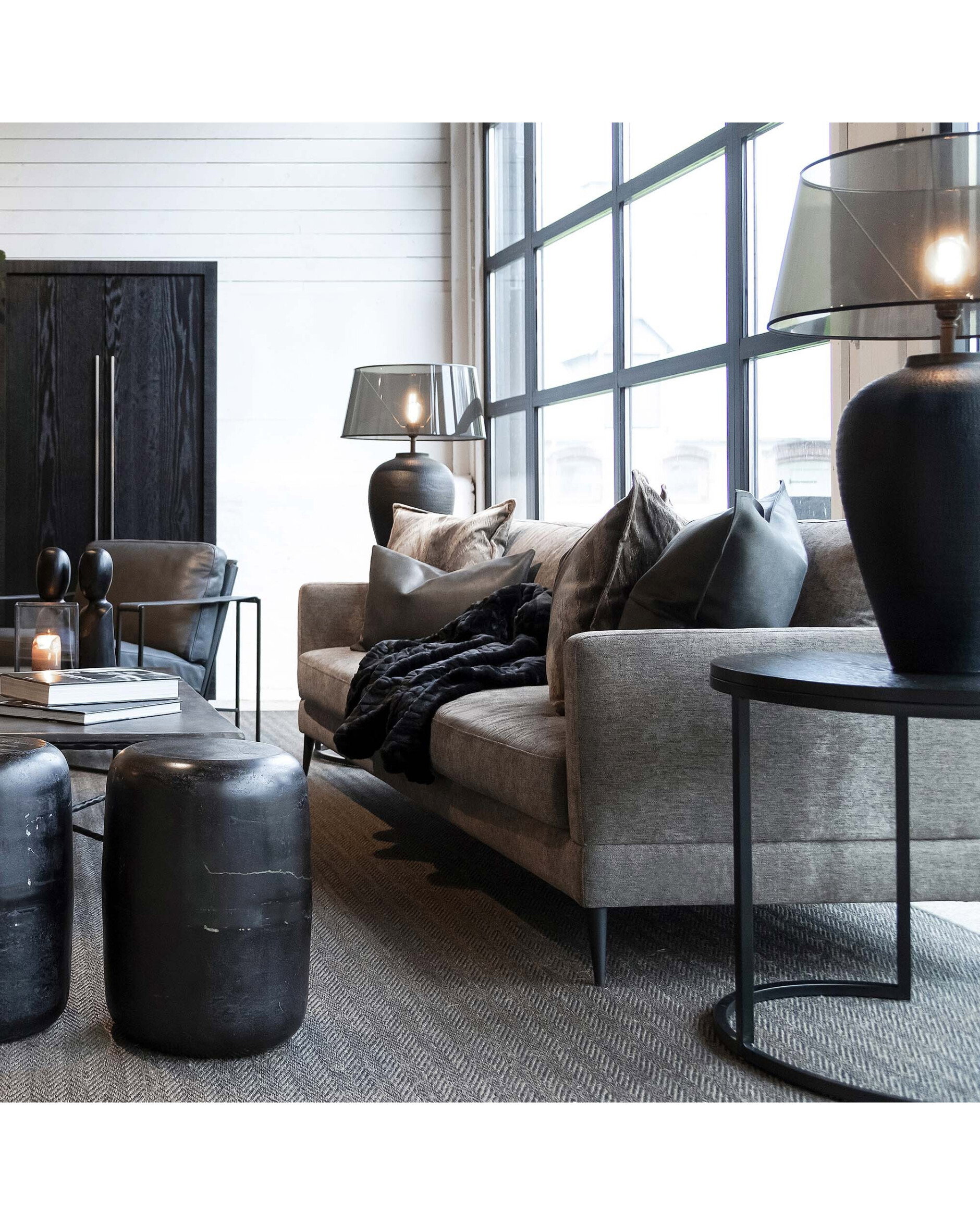 Andorra soffa 2-sits true brown