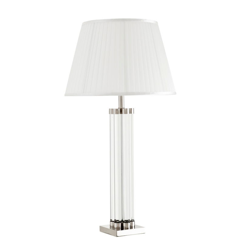 Bordlampe Longchamp Crystal