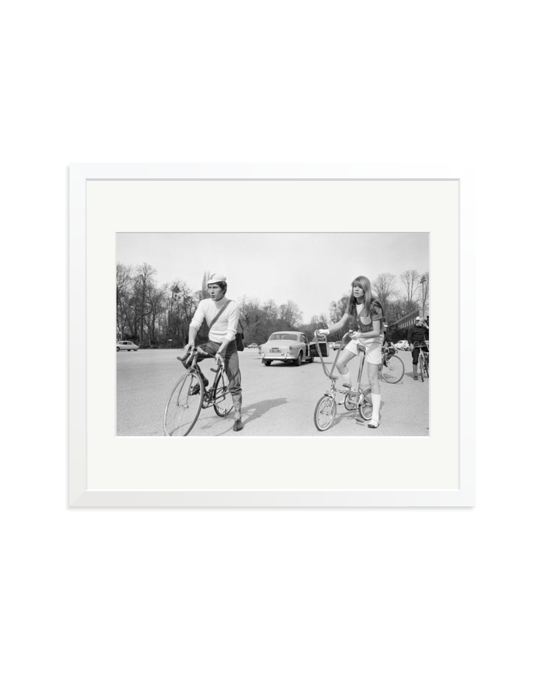 Jacques Dutronc and Françoise Hardy White / Large