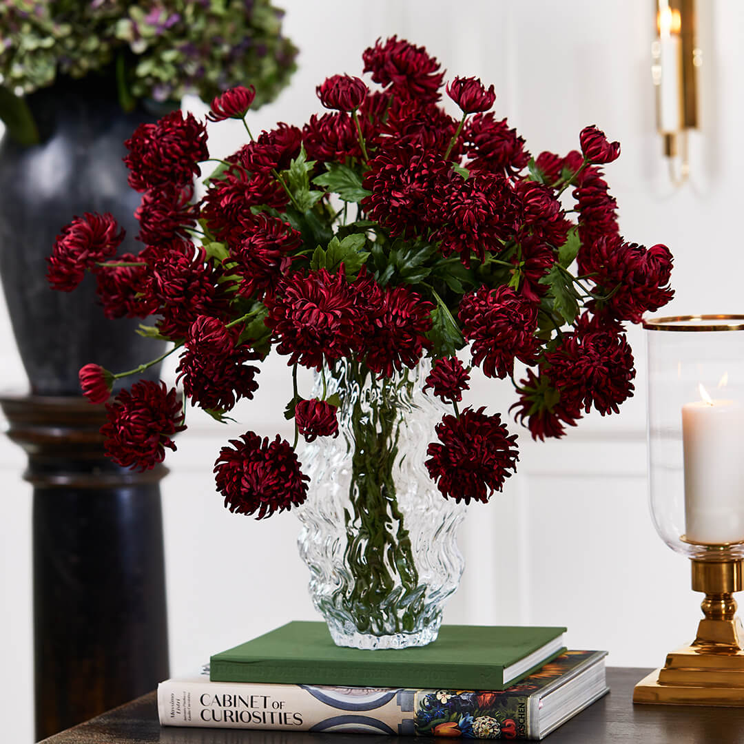 Chrysanthemum snittblomma röd