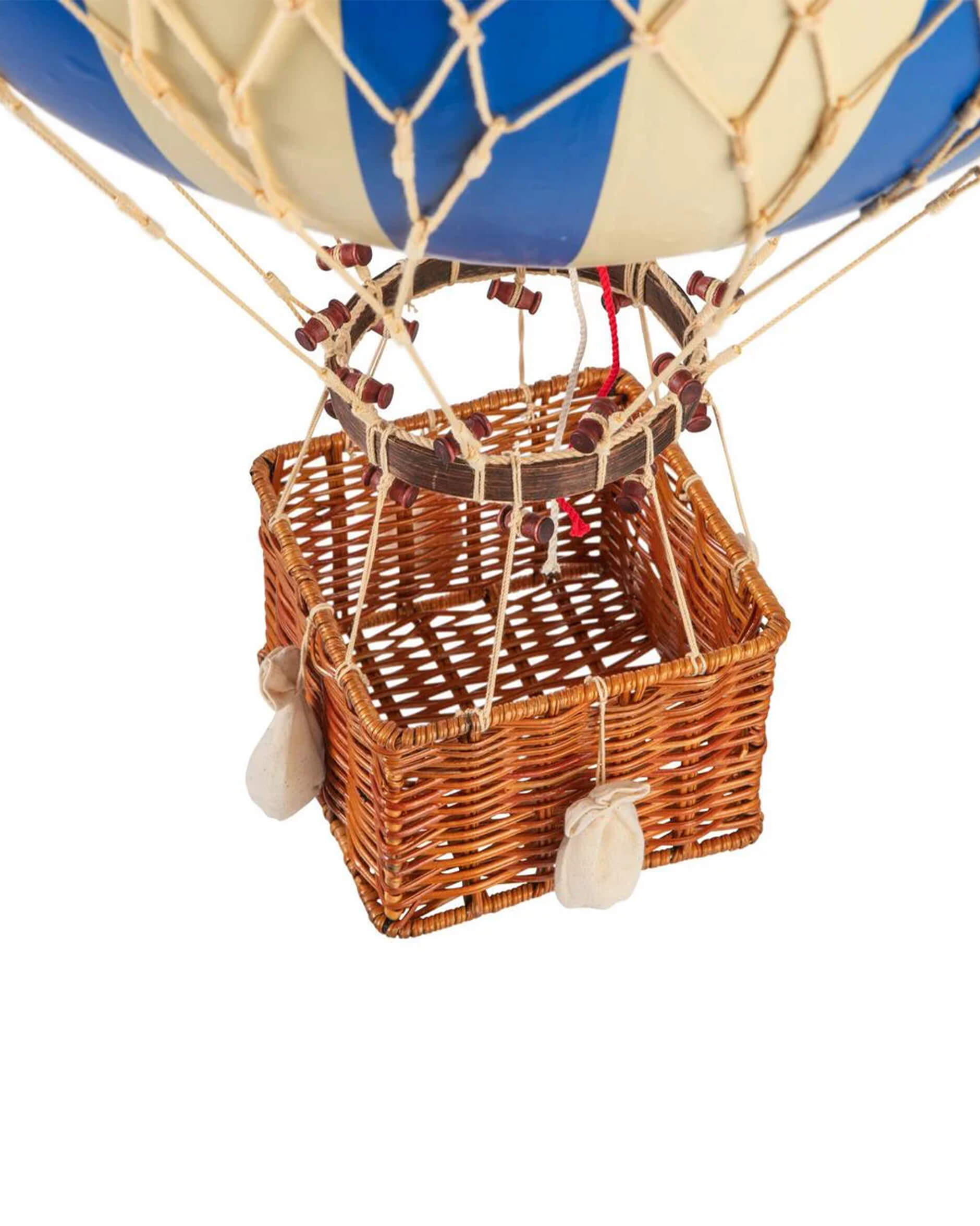 Jules Verne luftballong blå