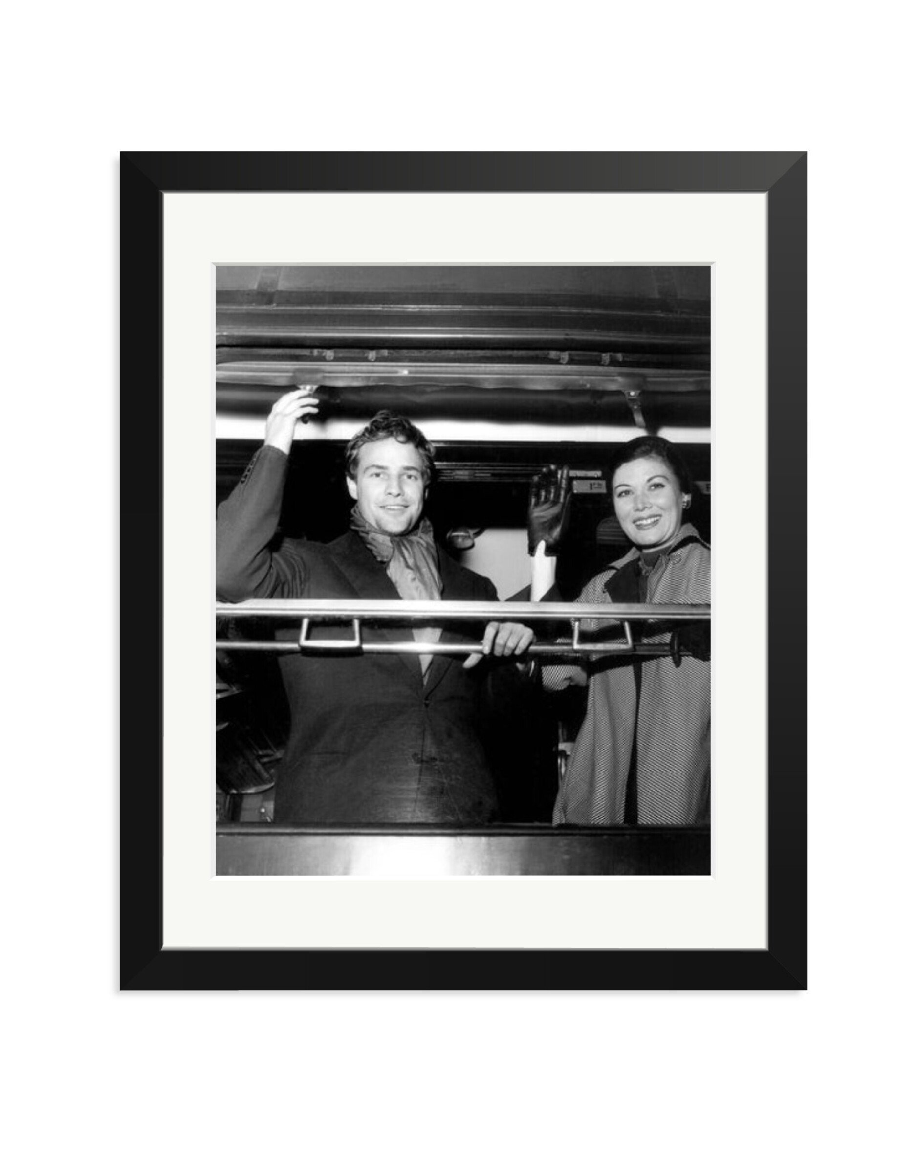 Marlon Brando and Rakia Ibrahim Black / Medium