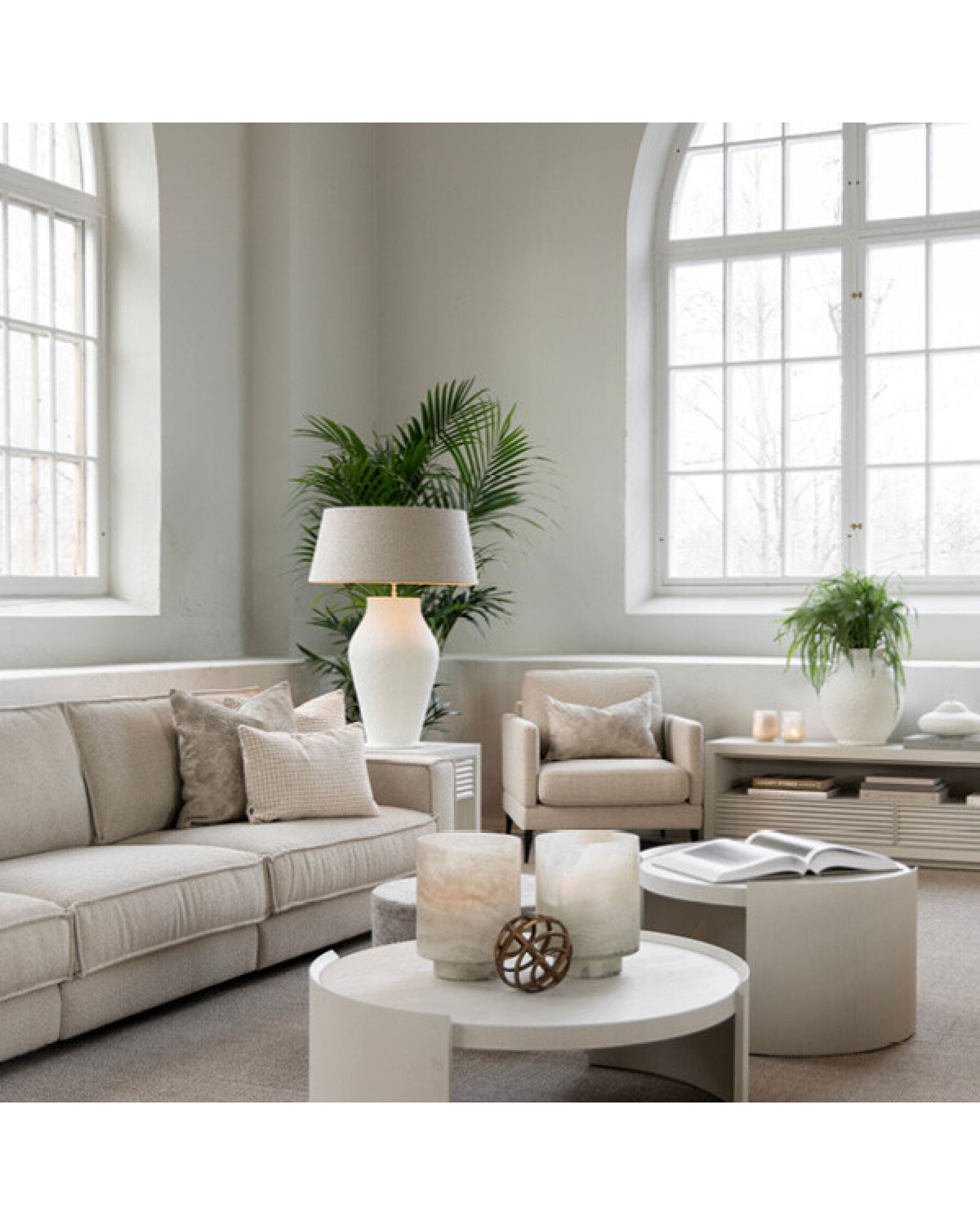 Oakland sidobord ivory mist