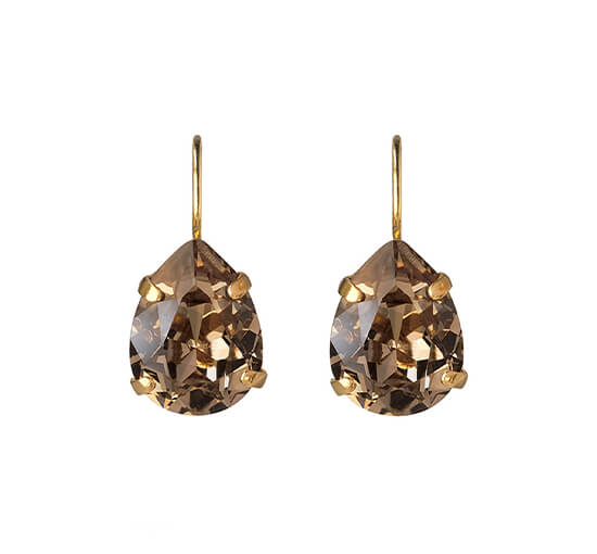 null - Mini Drop Clasp earrings crystal