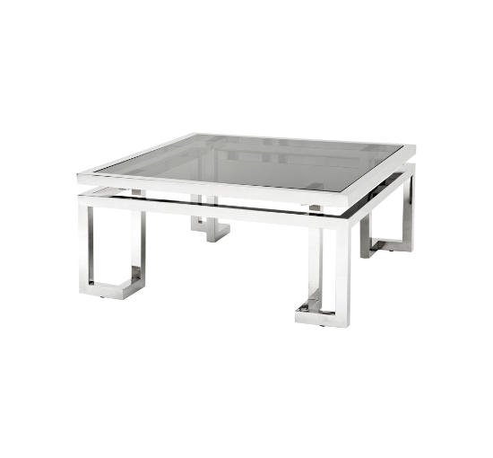 Polished Stainless Steel - Palmer coffee table nickel
