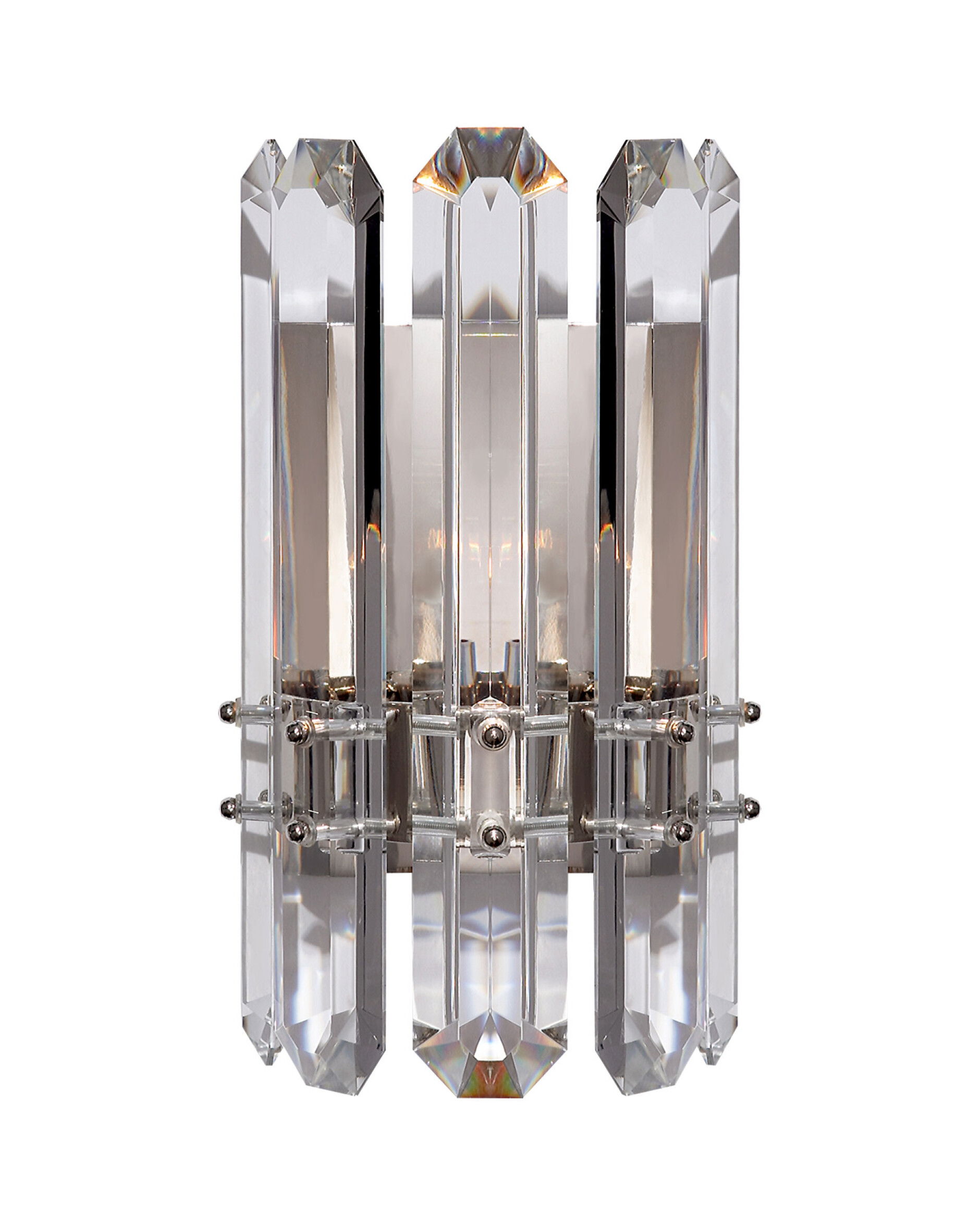 Bonnington vägglampa nickel