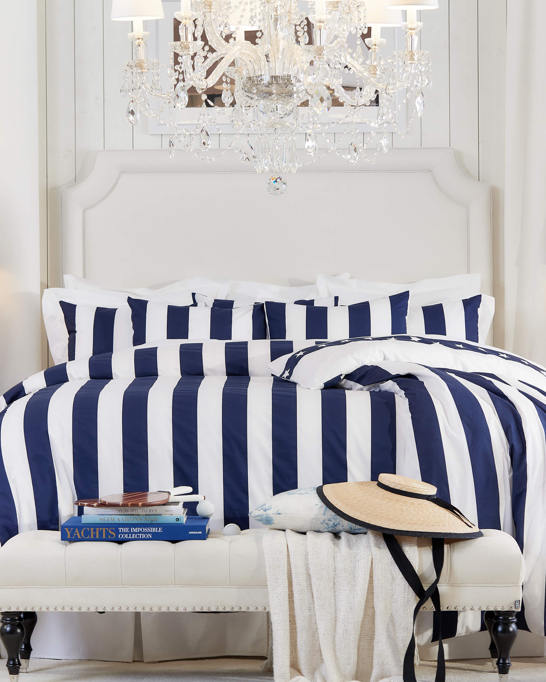 Courtenay sänggavel off-white