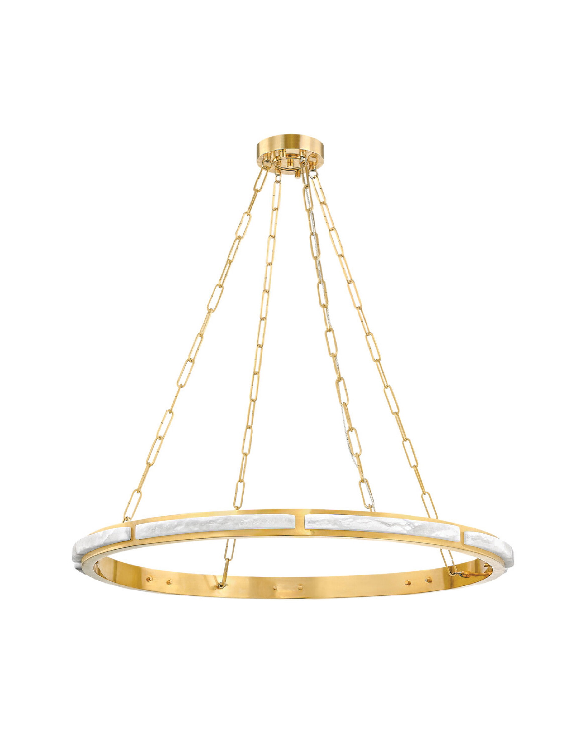 Wingate Chandelier Aged Brass