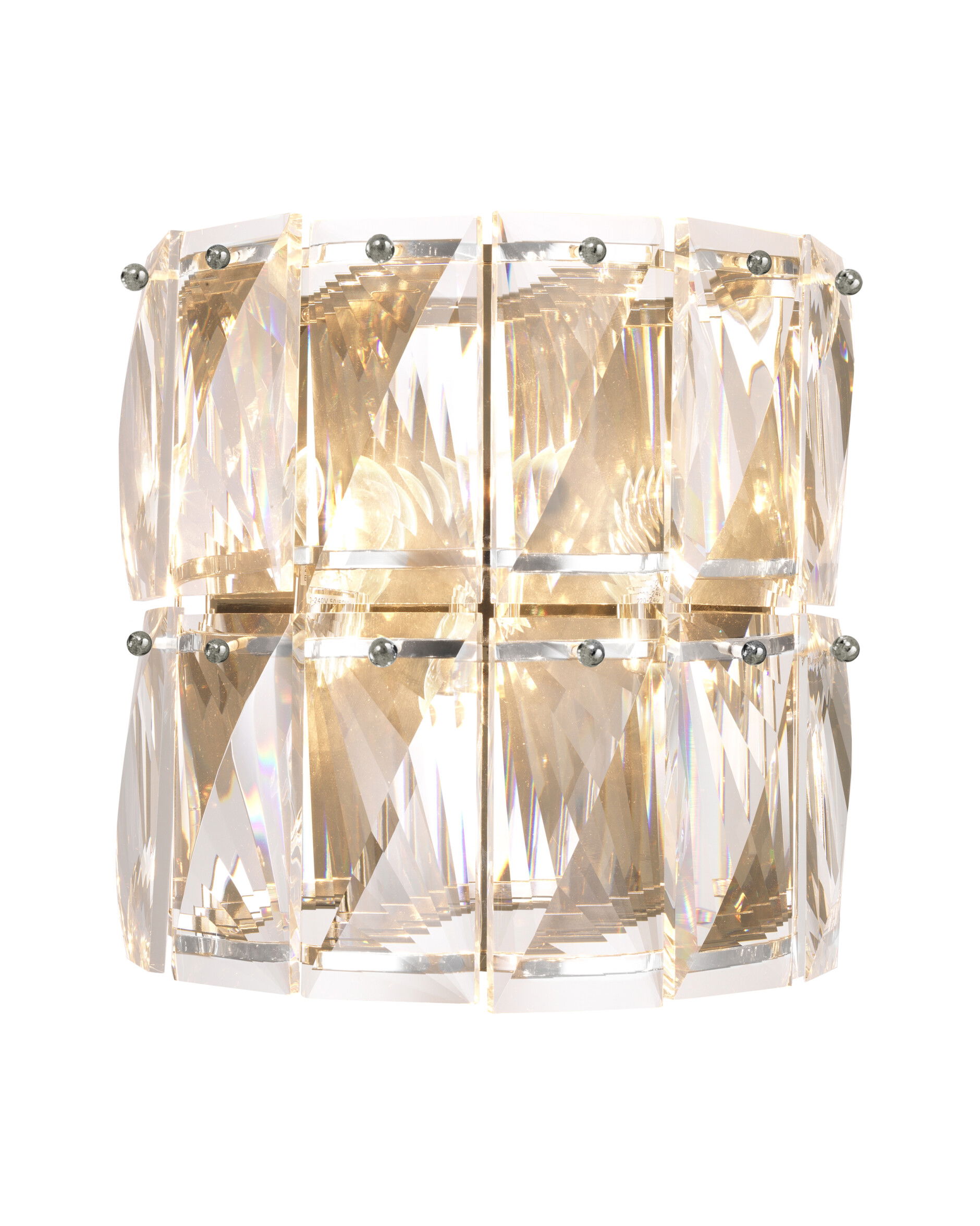 Amazone vägglampa nickel