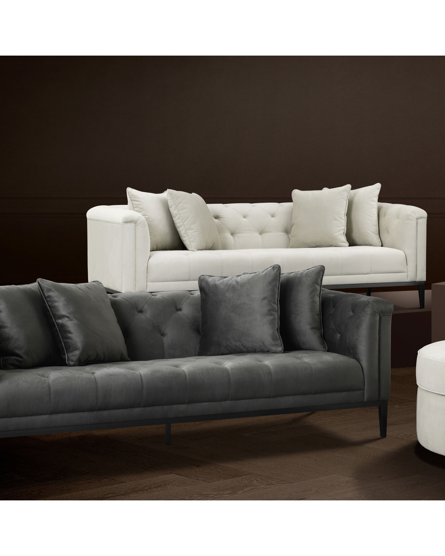 Cesare Sofa Granite Grey