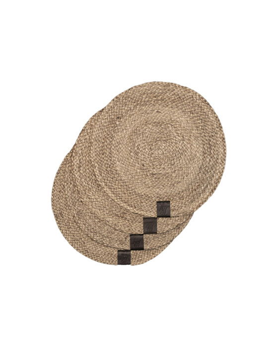 Hemp bordstabletter natur 4-pack | Servering - Dukning - Bordstabletter | Möbelexperten