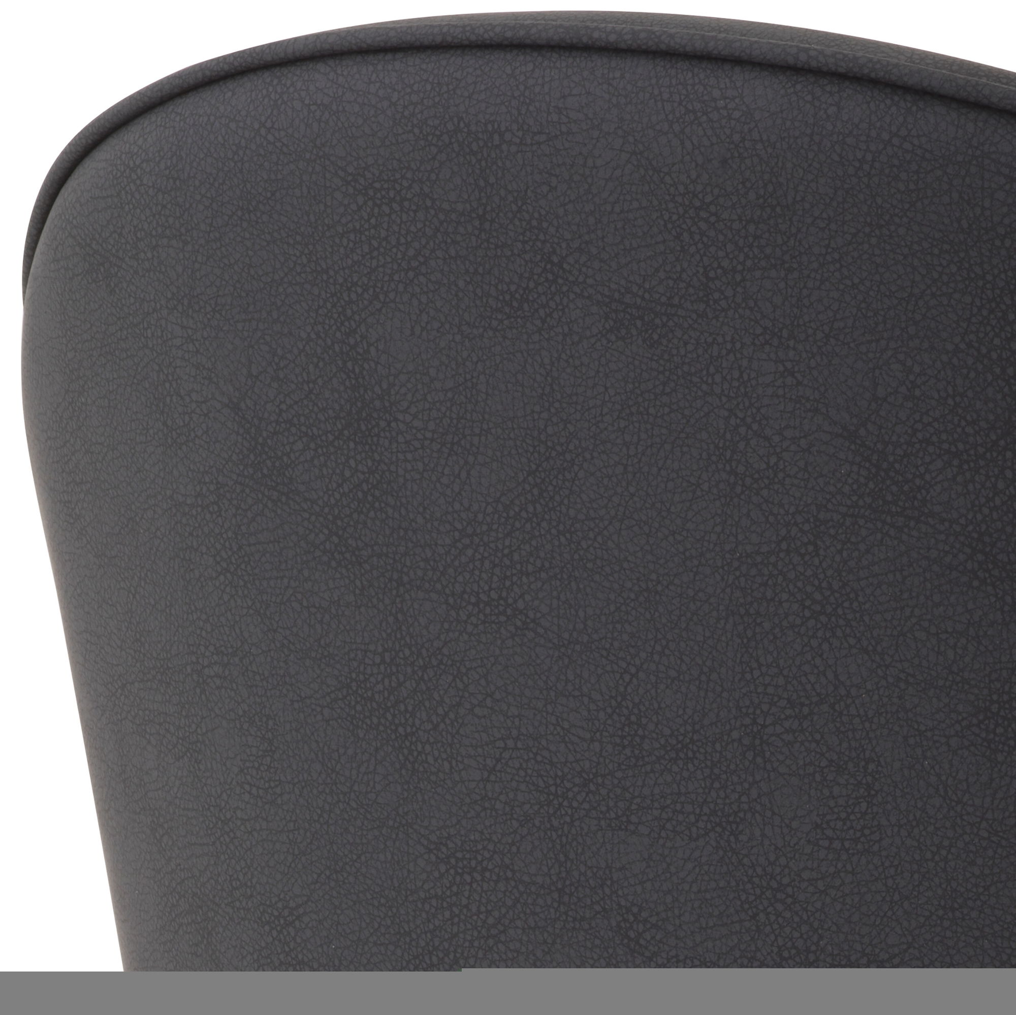 Cooper matstol faux leather grey 2-set