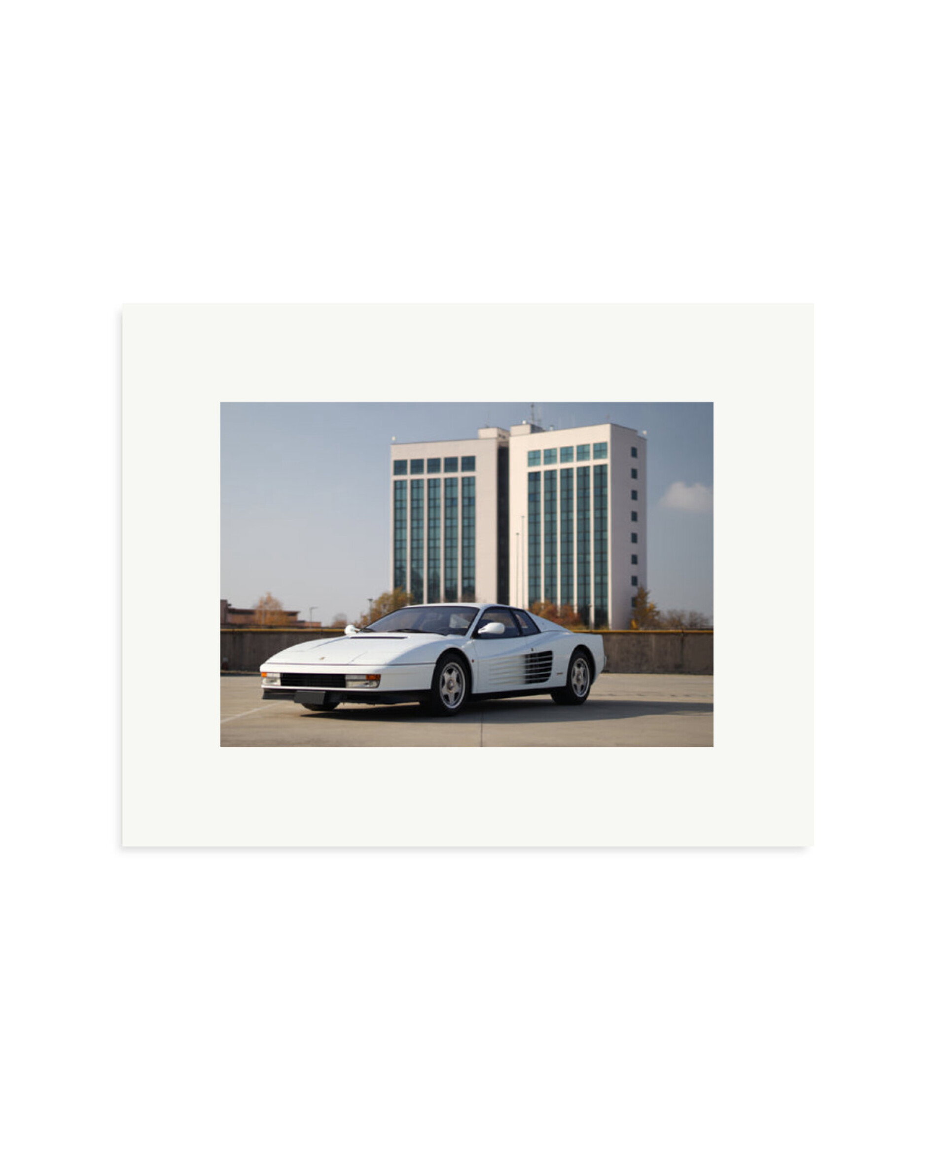 Ferrari Testarossa 01 Print Only / Small