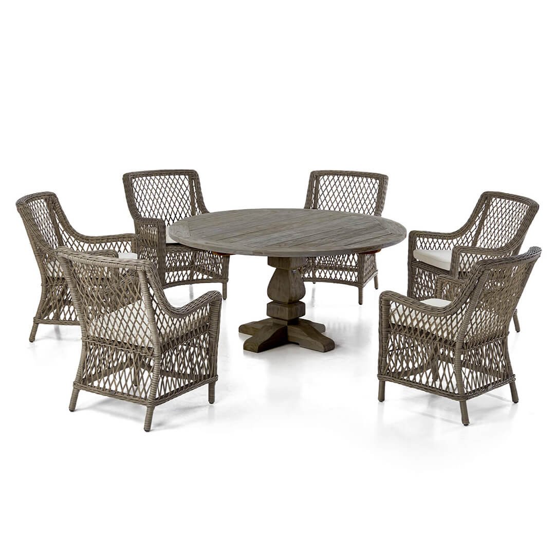 Marbella Armchair With French Dining Table