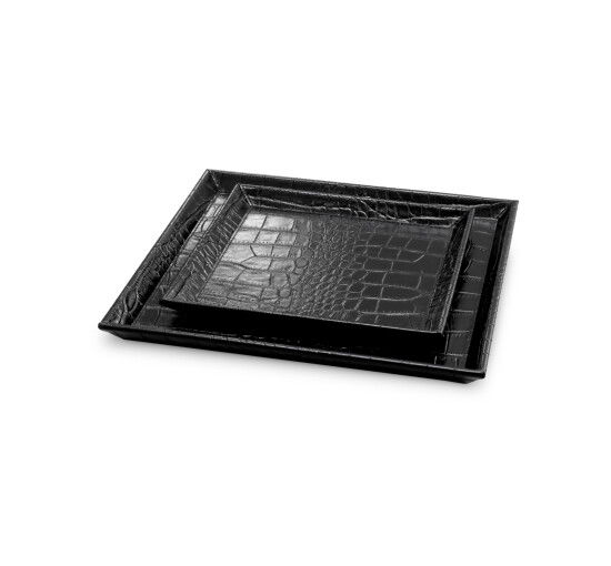 Scaleo Desk Tray Black Set of 2